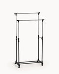 Burro doble extensible (90-155cm) con ruedas