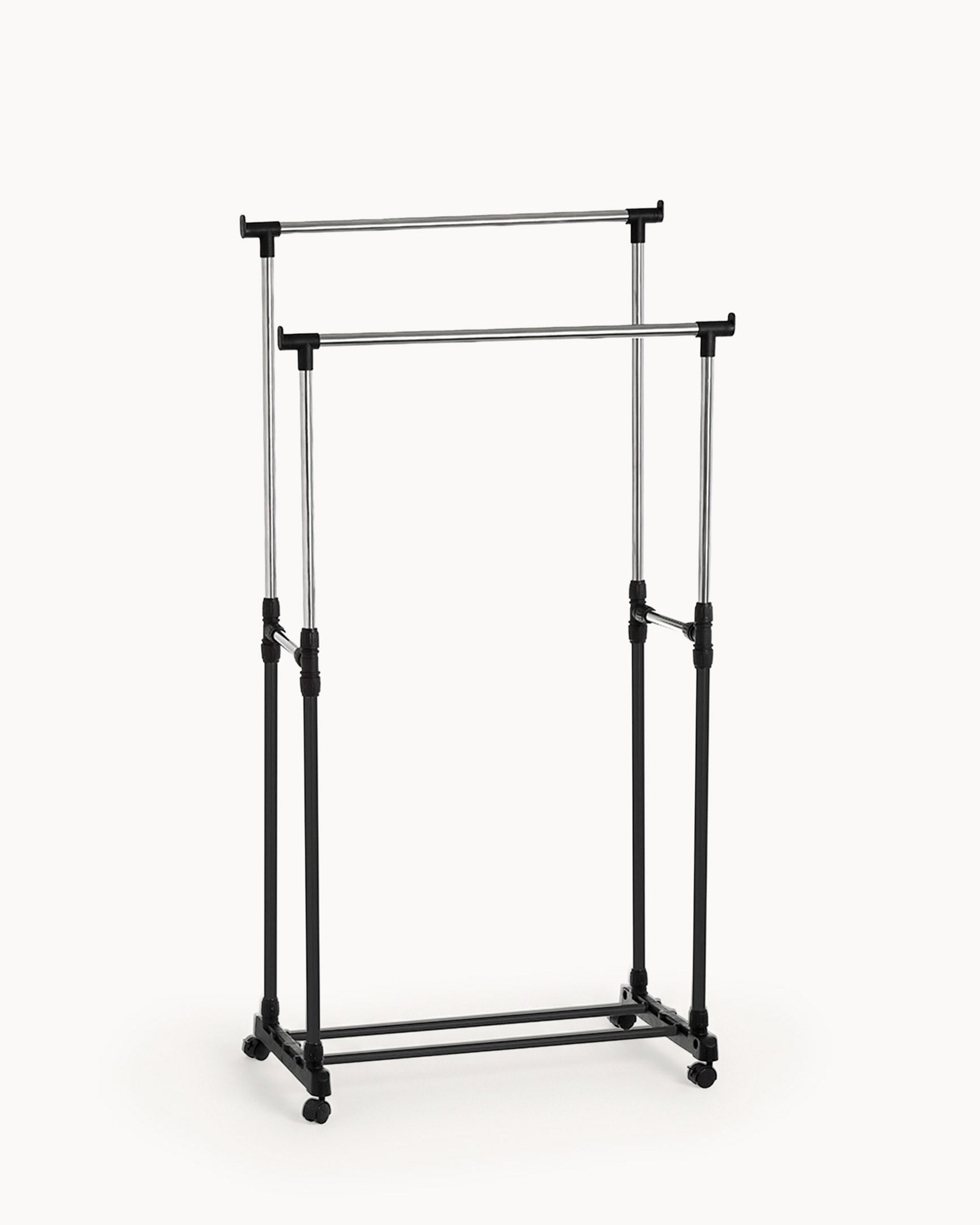 Burro doble extensible (90-155cm) con ruedas
