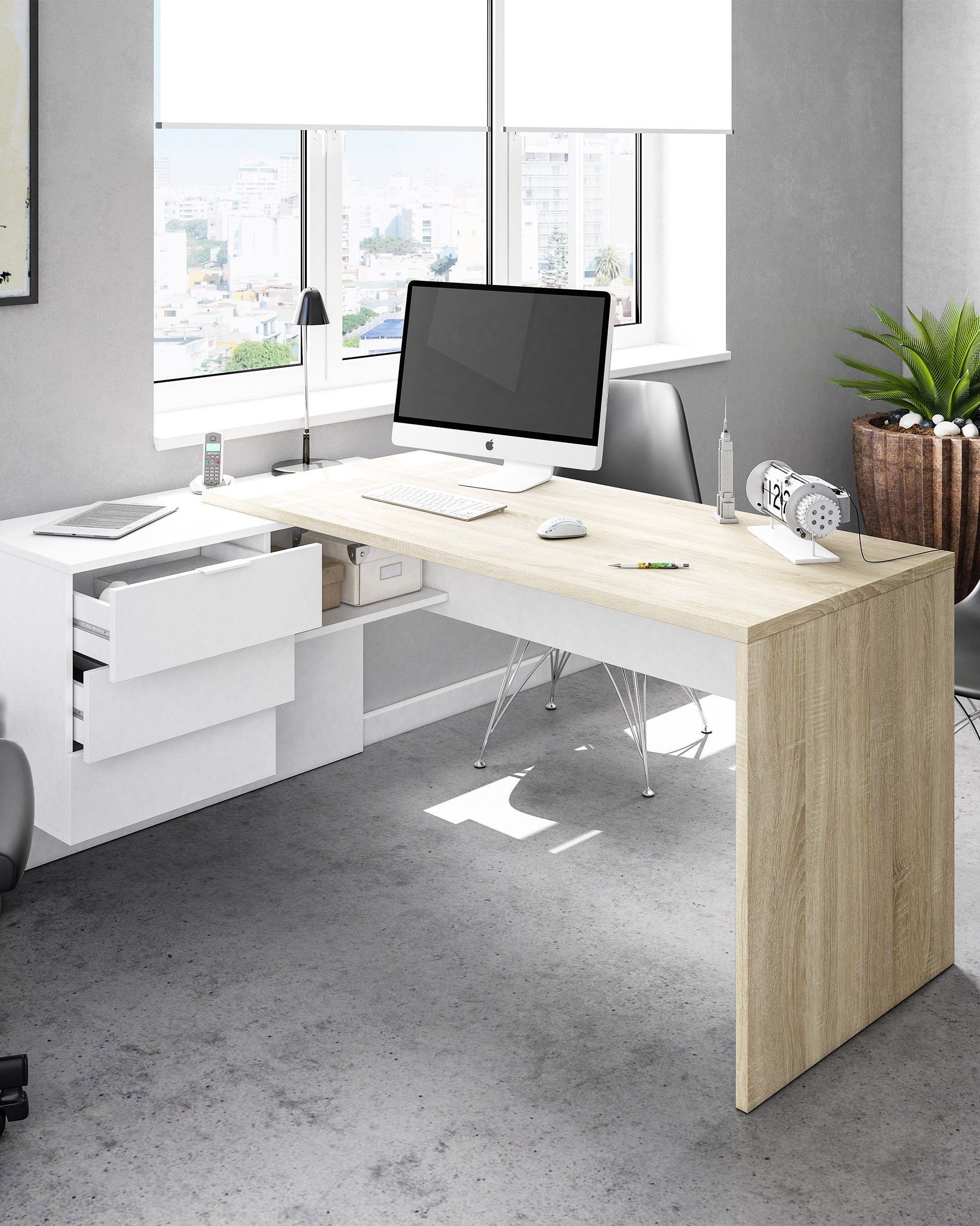 Secretária com arrumação OFFICE