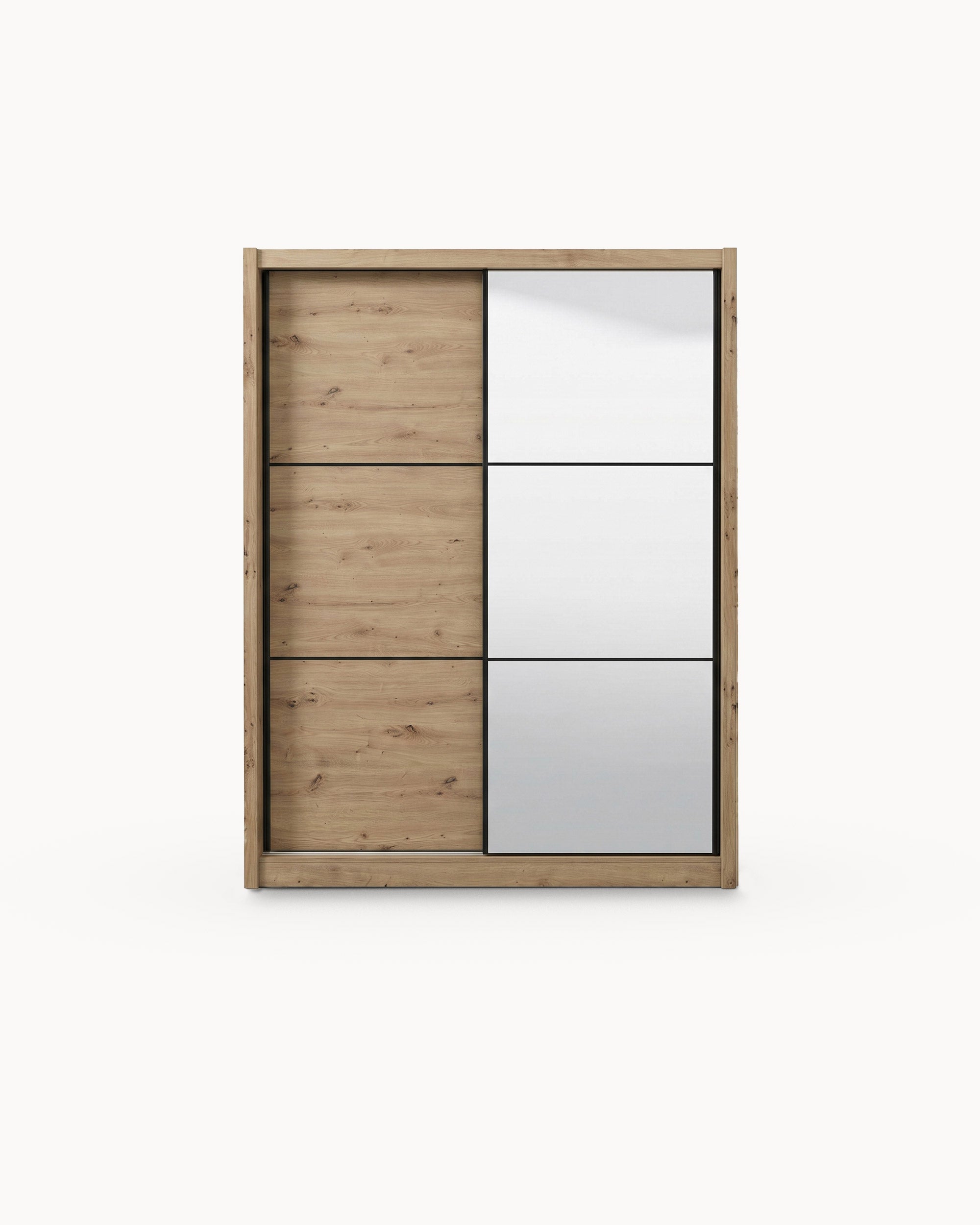 NAVARA Wardrobe (165cm) with mirror