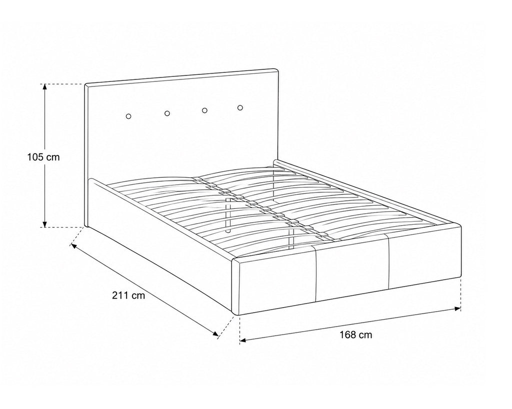 BETTY II double bed pack + HOMYSLEEP PALACIO COOLER Mattress