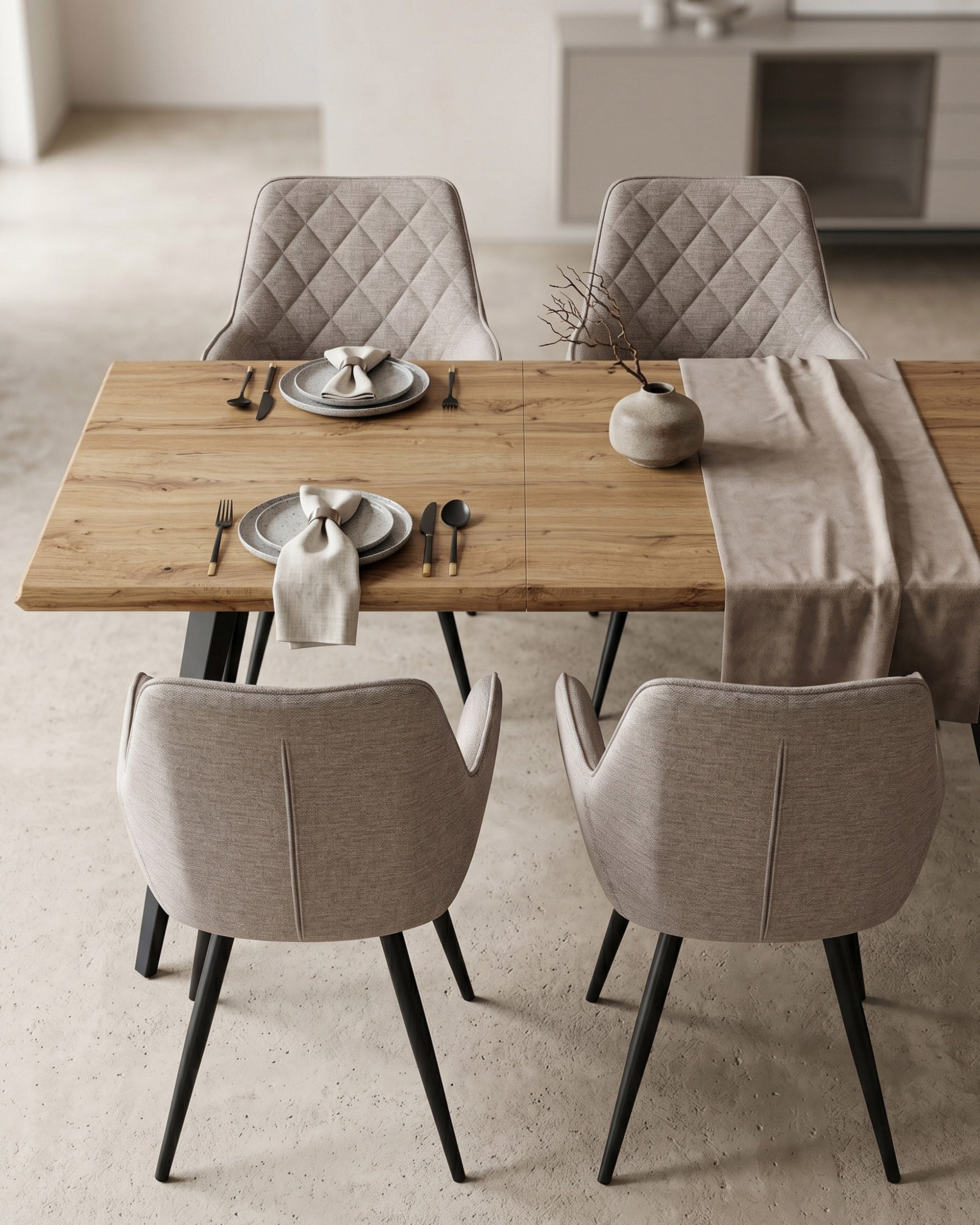Mesa extensível NICY (160-200 cm)