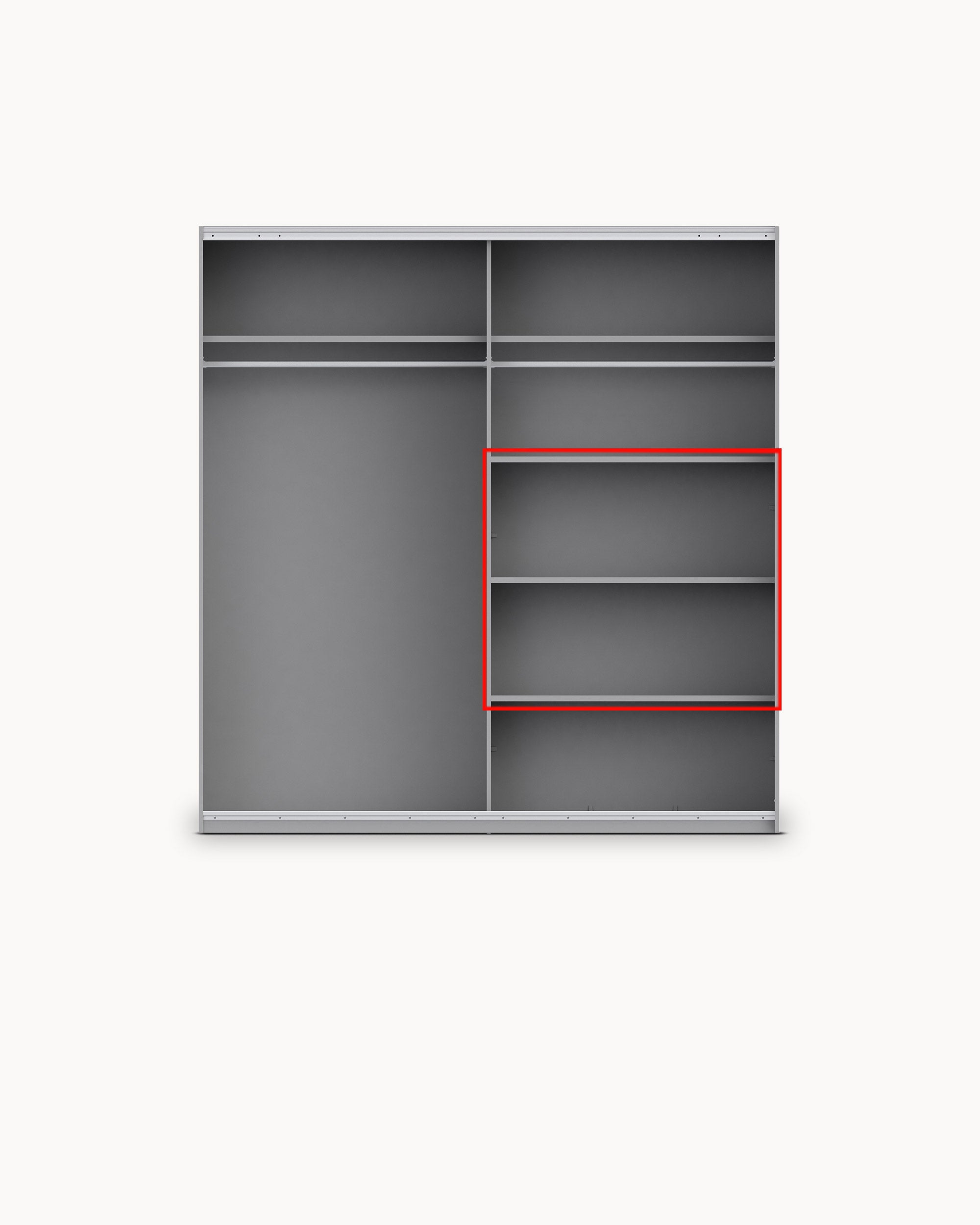 Set of 3 shelves for MATADOR wardrobe