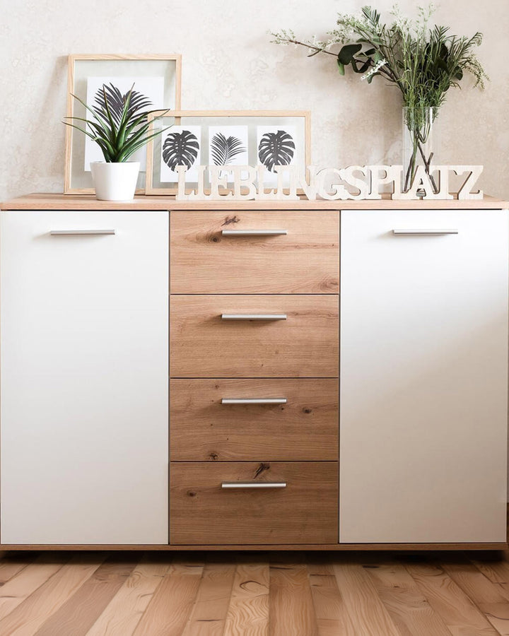 JACKY Sideboard with 2 doors and 4 drawers