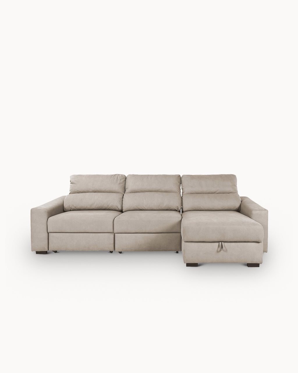 Sofá chaise longue reversible ALABAMA con cama y arcón