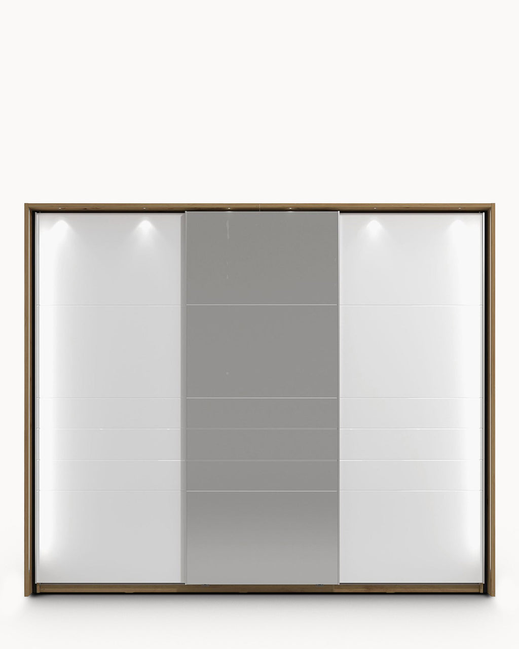MONDEGO Wardrobe with mirror and LED