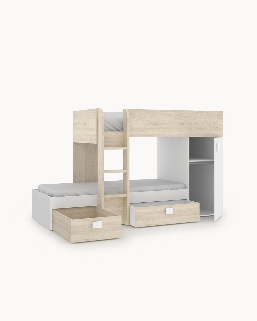 THEO Reversible Bunk Bed with Drawers and Wardrobe