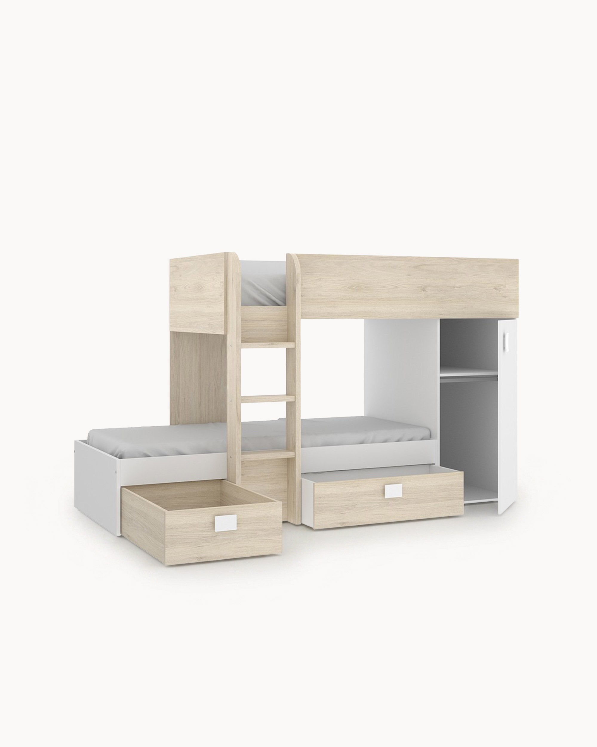THEO Reversible Bunk Bed with Drawers and Wardrobe