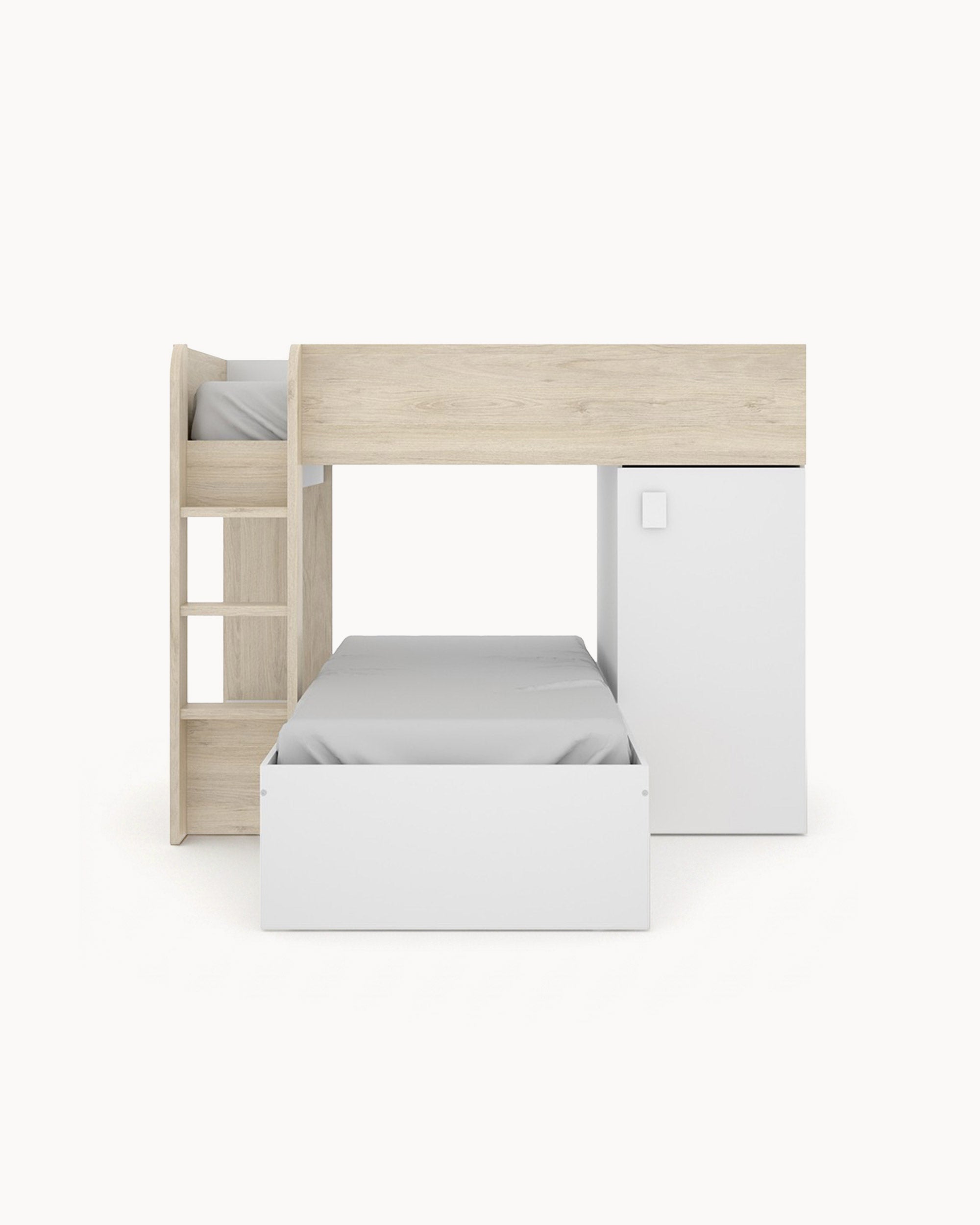 THEO Reversible Bunk Bed with Drawers and Wardrobe