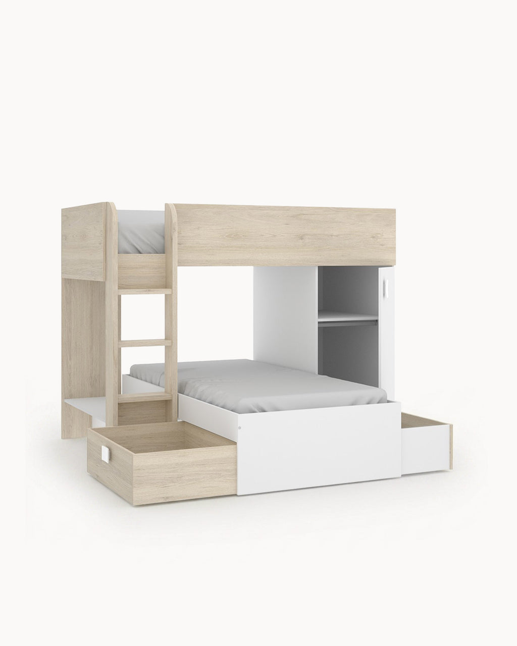 THEO Reversible Bunk Bed with Drawers and Wardrobe