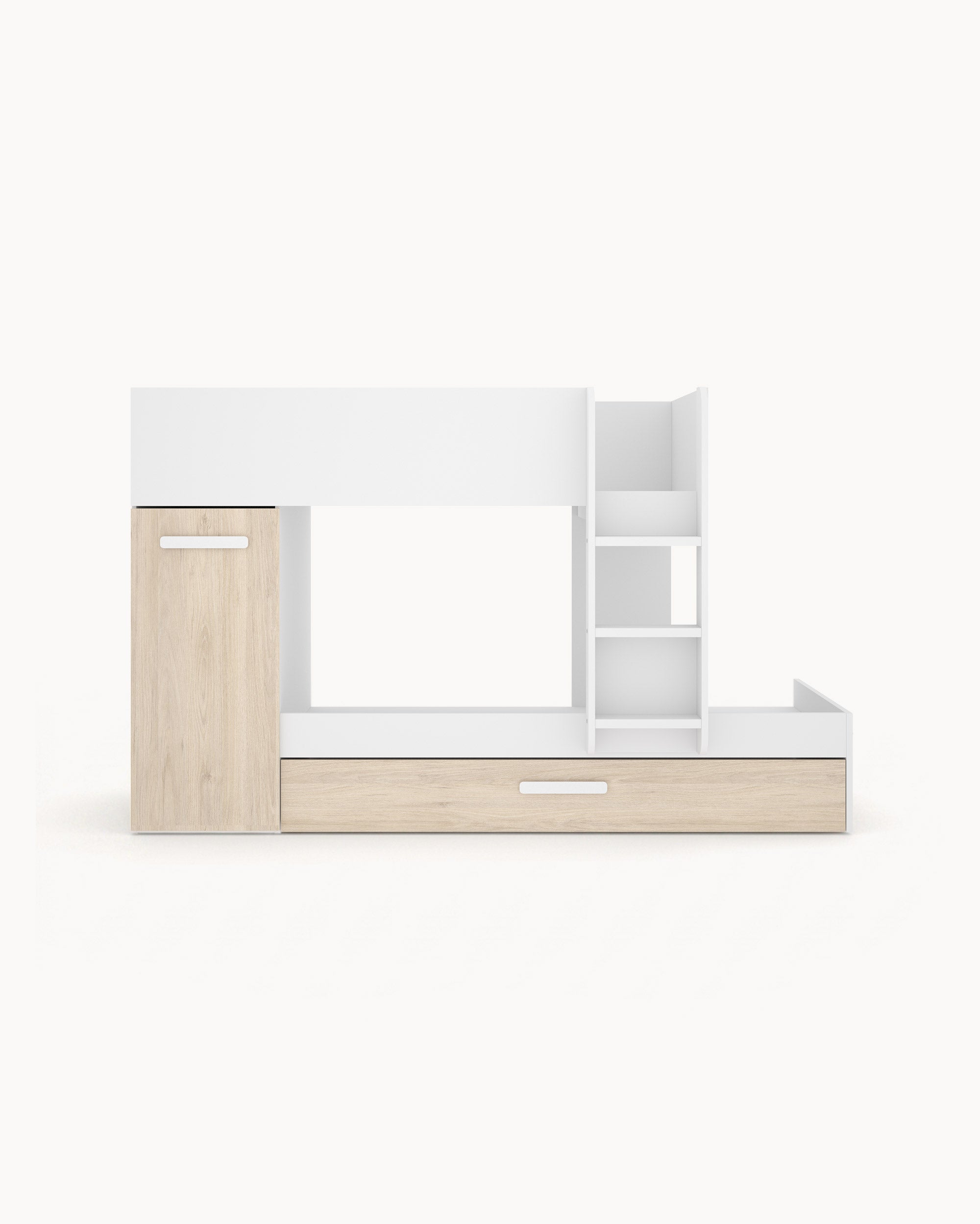 JERRY Reversible Bunk Bed with Drawer and Wardrobe