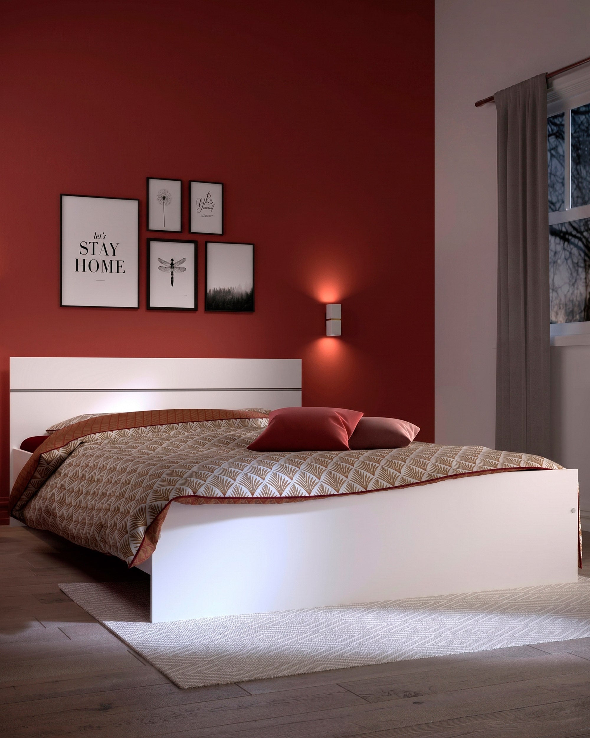 Pack cama de matrimonio CODA + colchón SPRING ROLLER