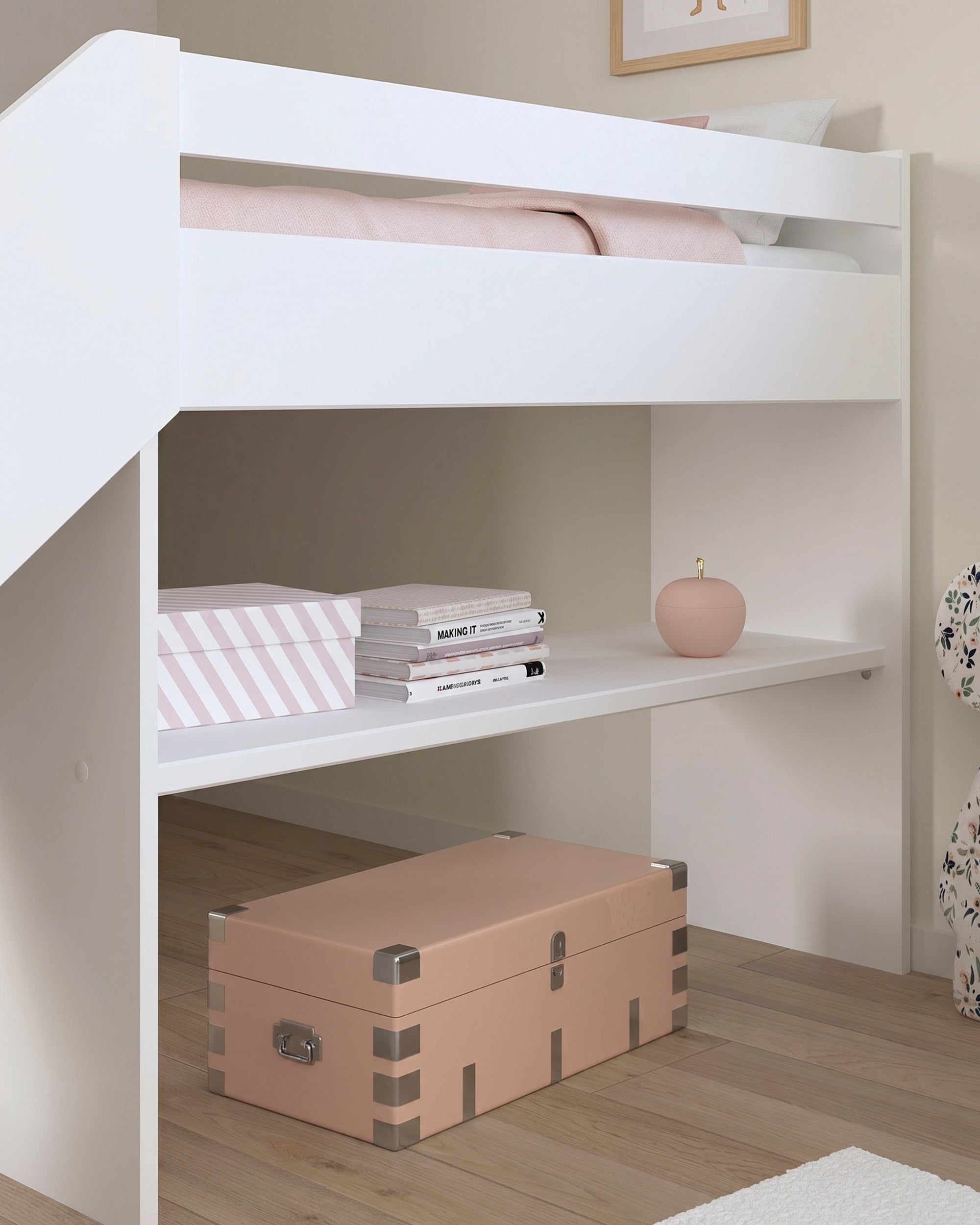 Pack cama alta TOBOGÁN + Colchón KID ROLLER