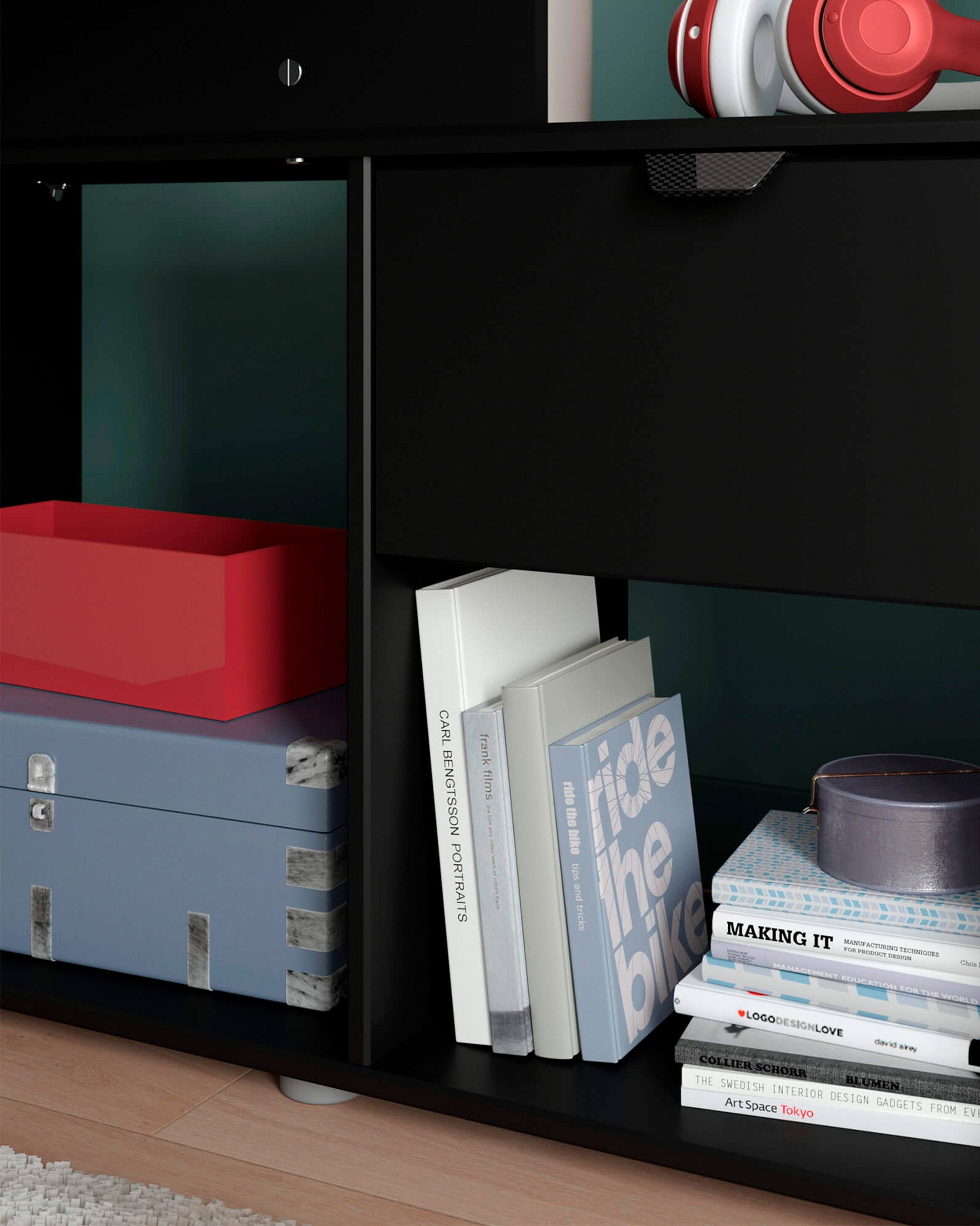 Cama alta gamer ONLINE con LED y escritorio