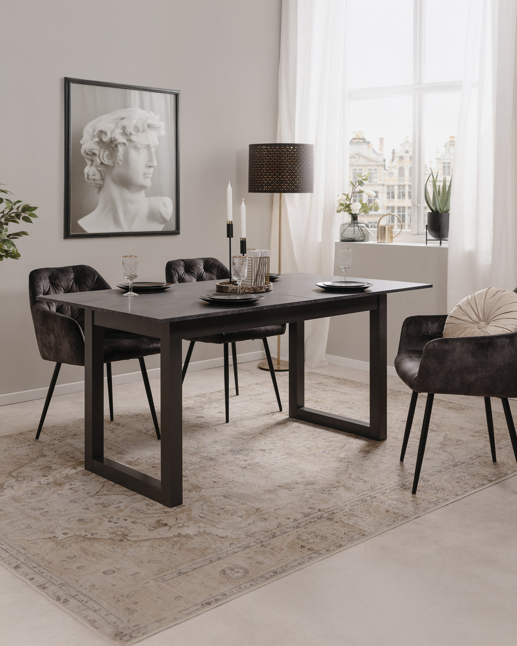 Mesa extensível AUSTIN (160-200 cm)