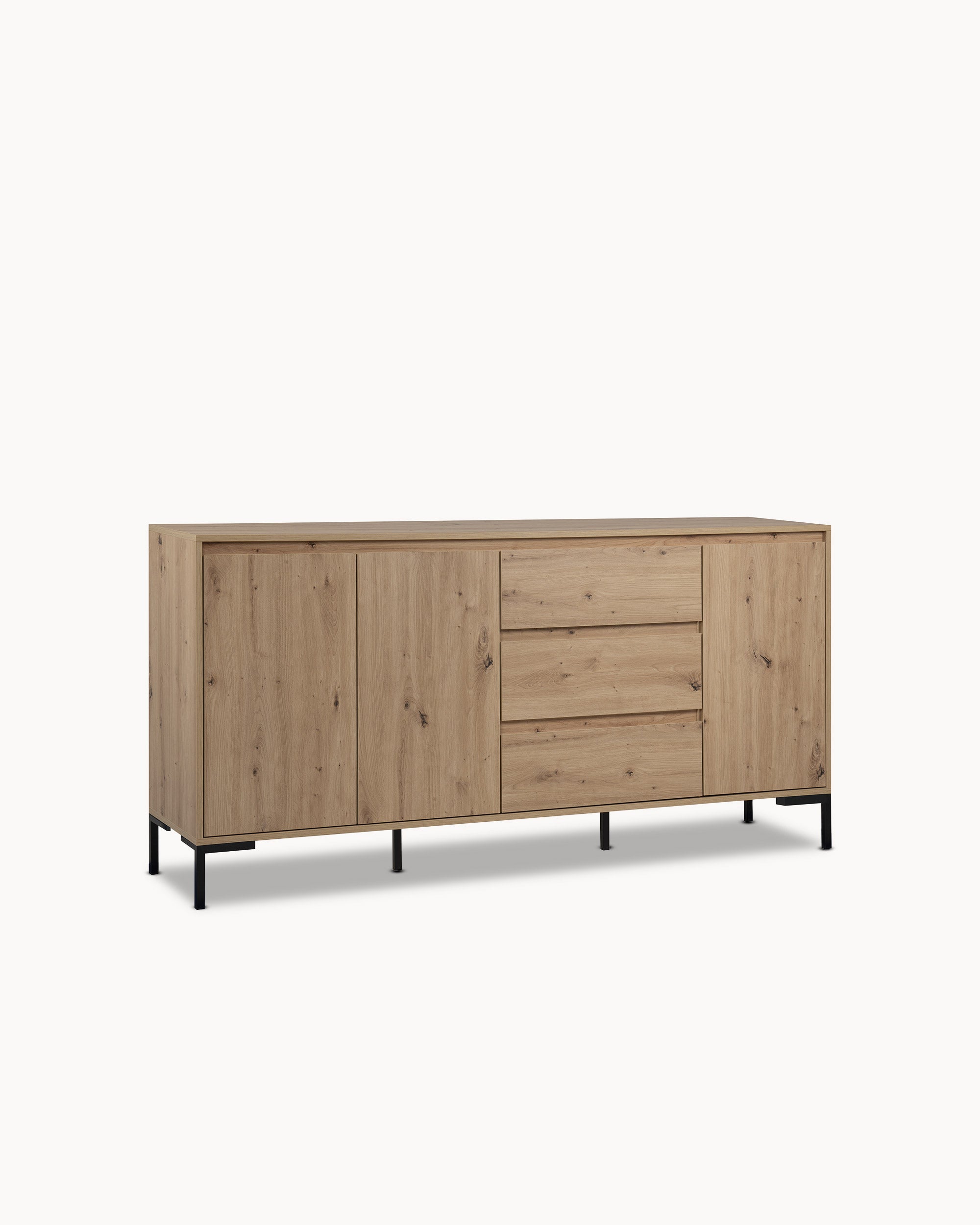 Aparador KORSIKA com 3 portas e 3 gavetas