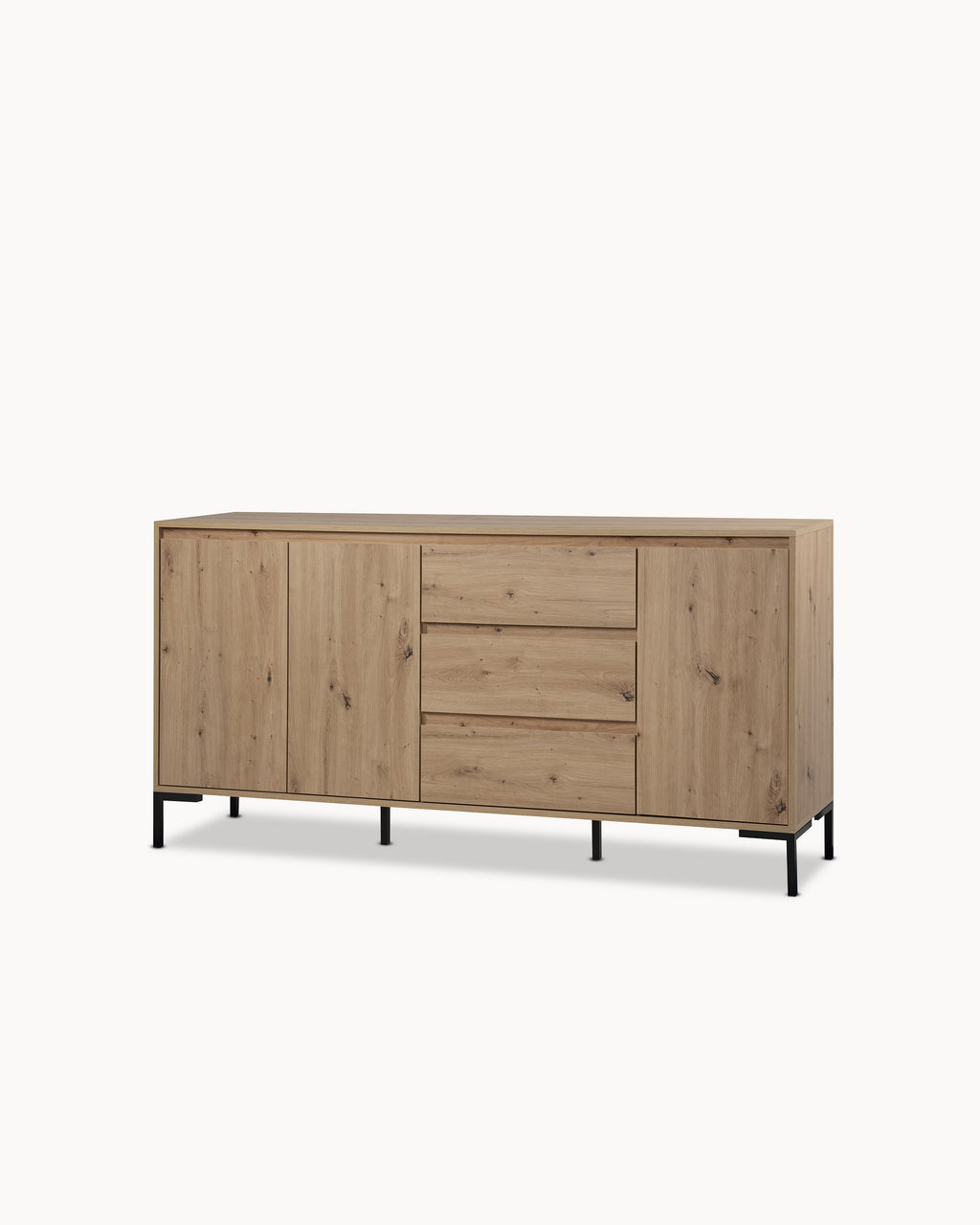 Aparador KORSIKA com 3 portas e 3 gavetas
