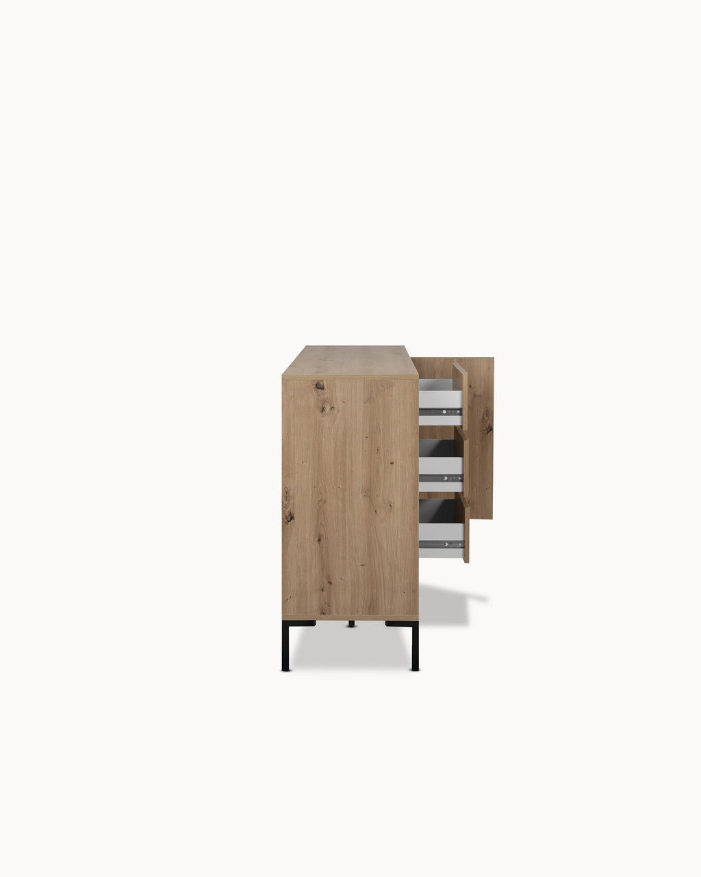 Aparador KORSIKA com 3 portas e 3 gavetas