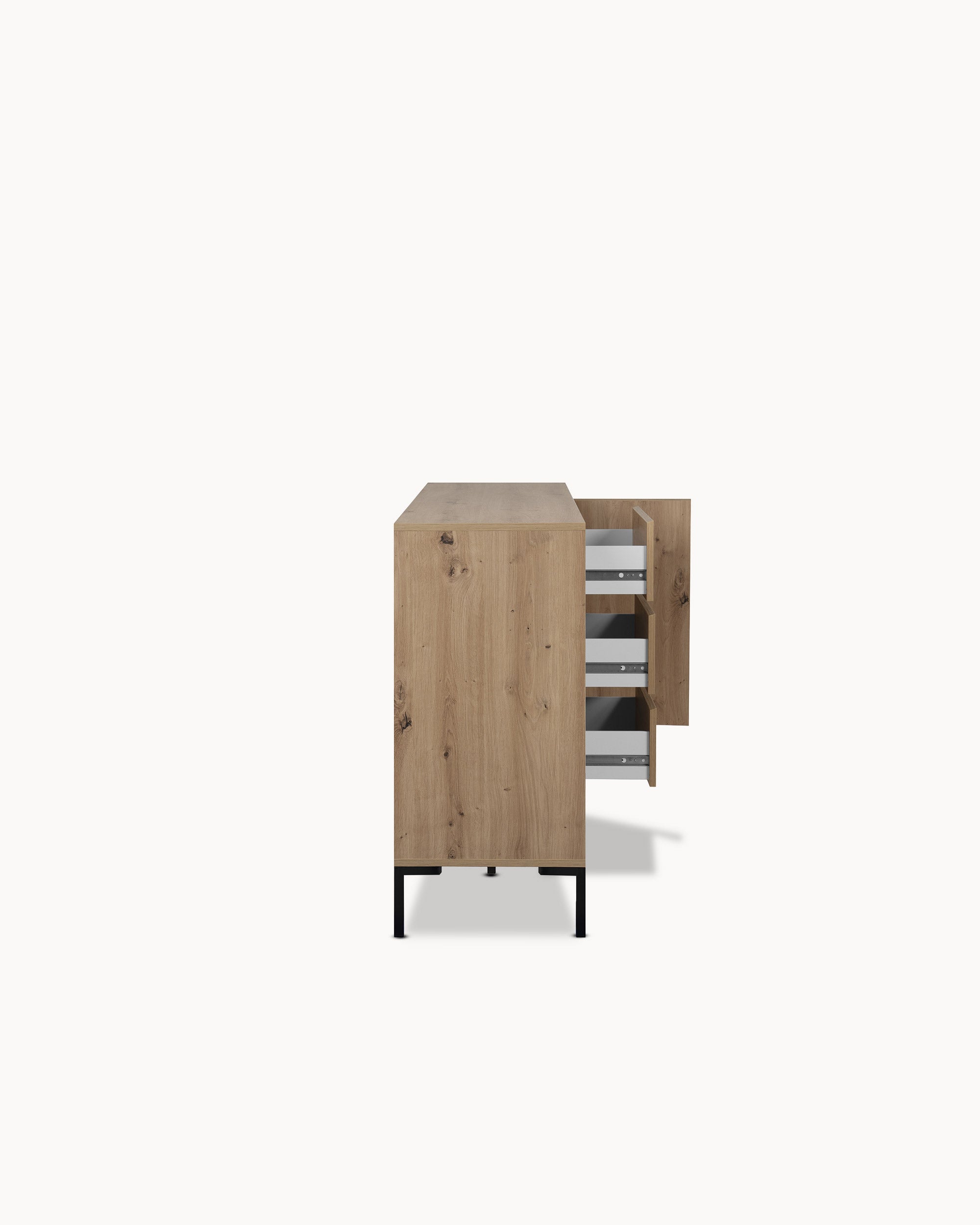 Aparador KORSIKA com 3 portas e 3 gavetas