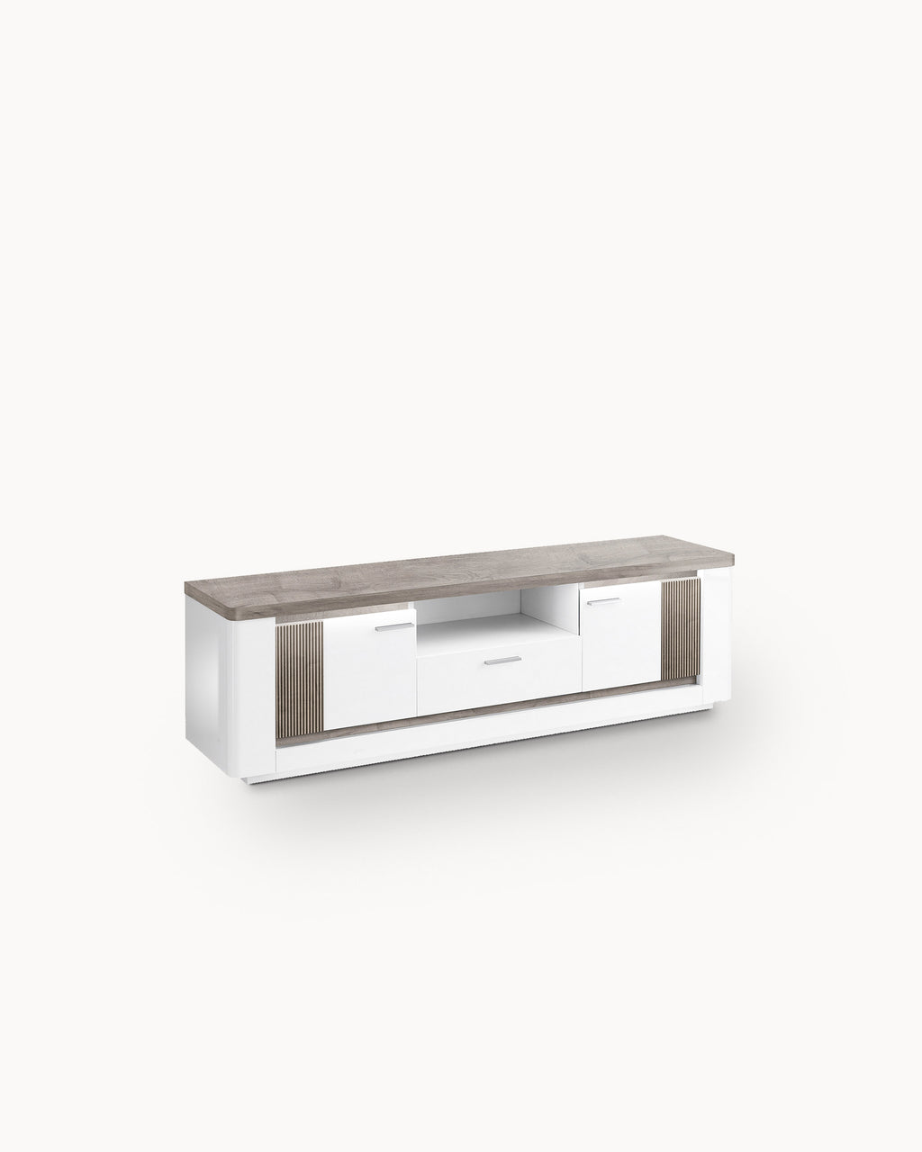 BELLARIA TV unit with LED, 2 doors and 1 drawer