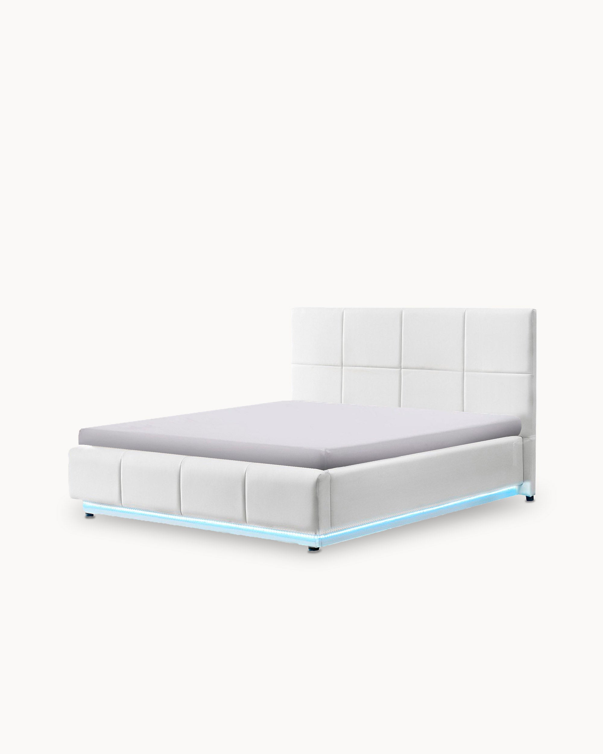 Pack cama de casal INFINITY II + colchão SPRING ROLLER + LED