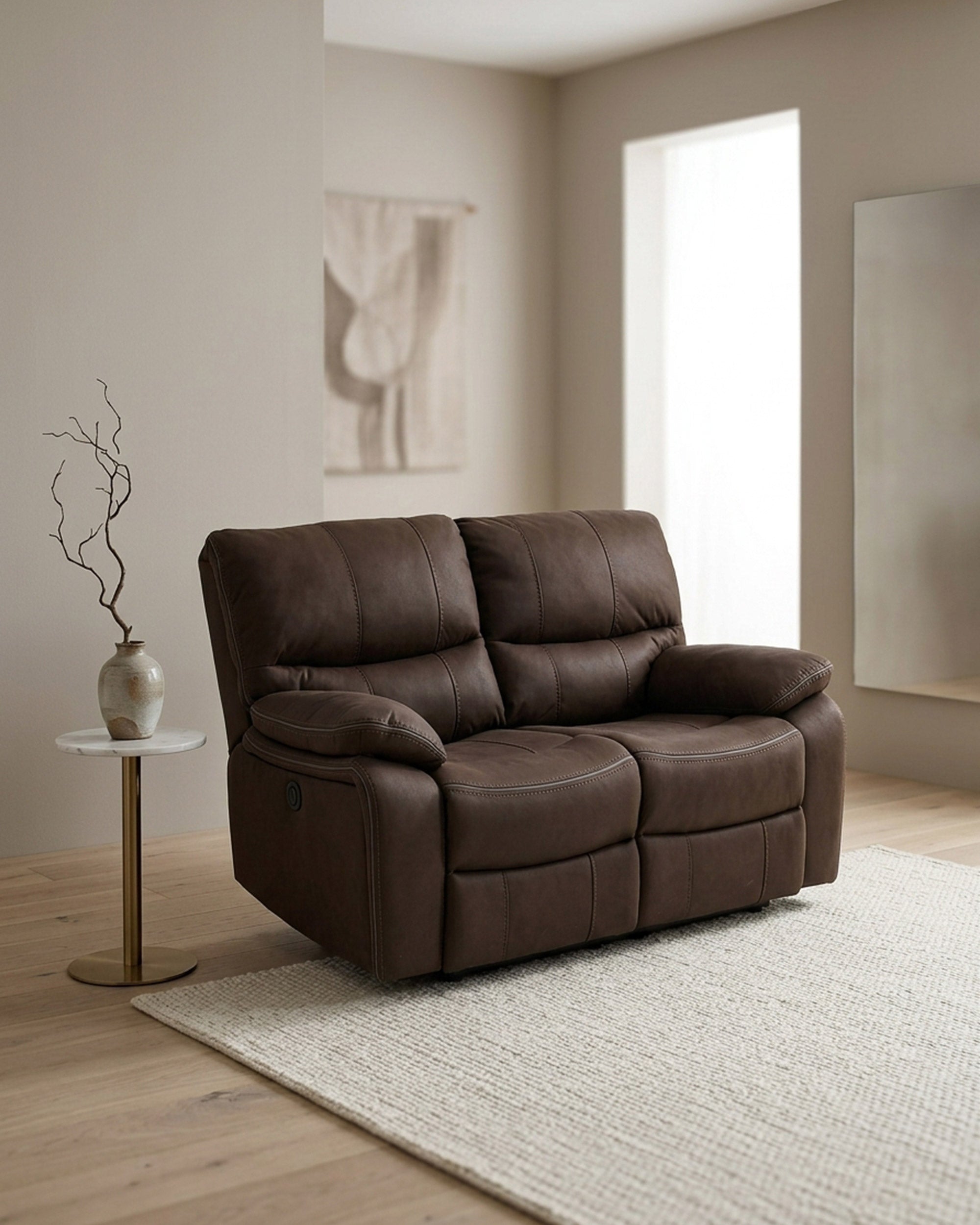 PALMO 2-seater electric recliner sofa