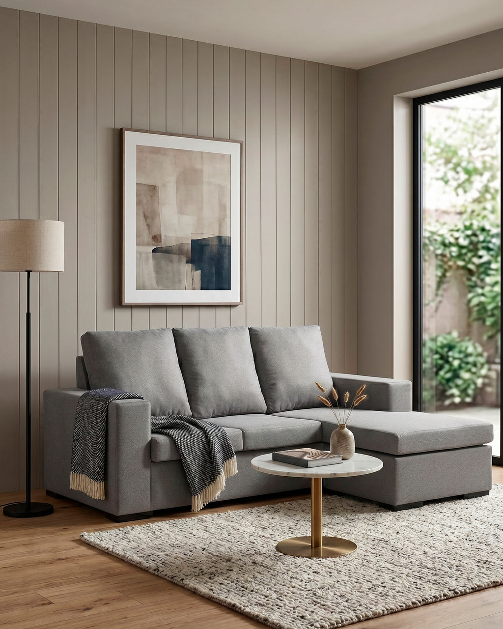 LIMASSOL reversible chaise longue sofa