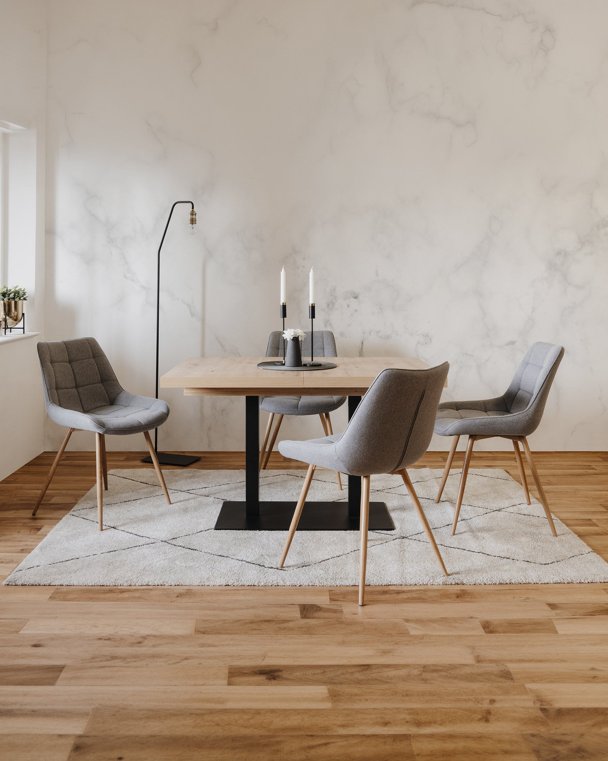 Mesa extensible QUADRATO (120-159-197 cm)