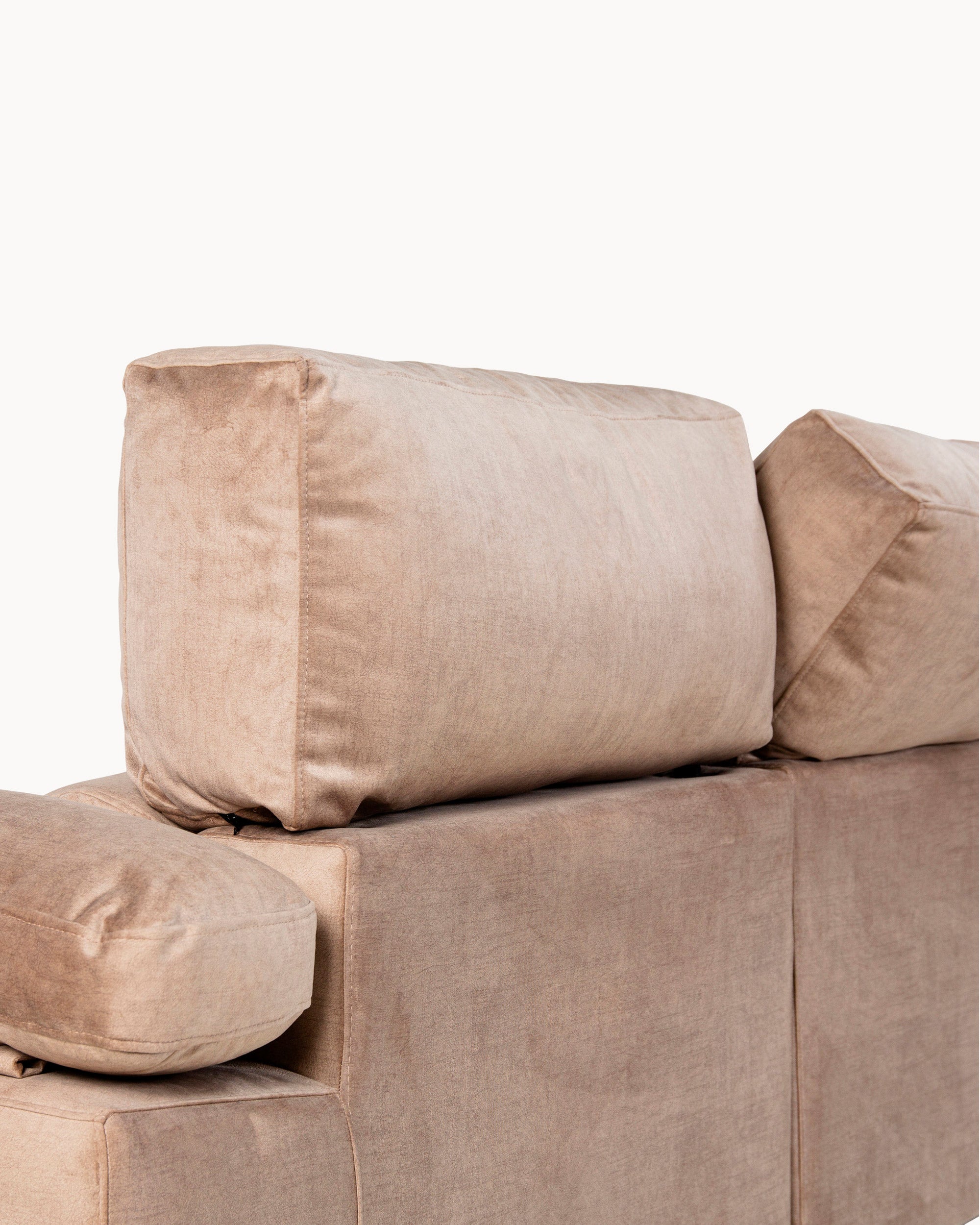 MERIDA chaise longue sofa with storage