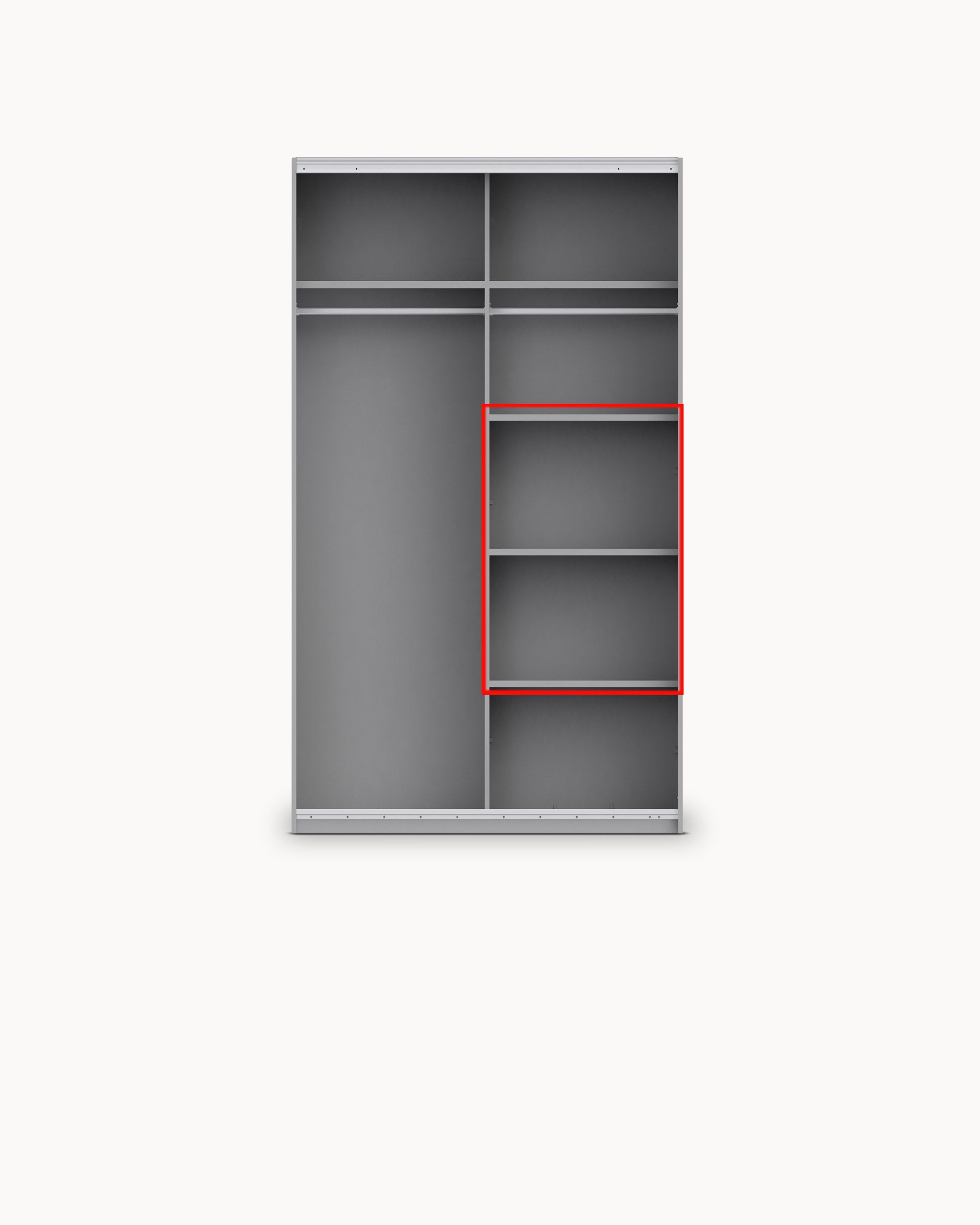 Set of 3 shelves for MATADOR wardrobe