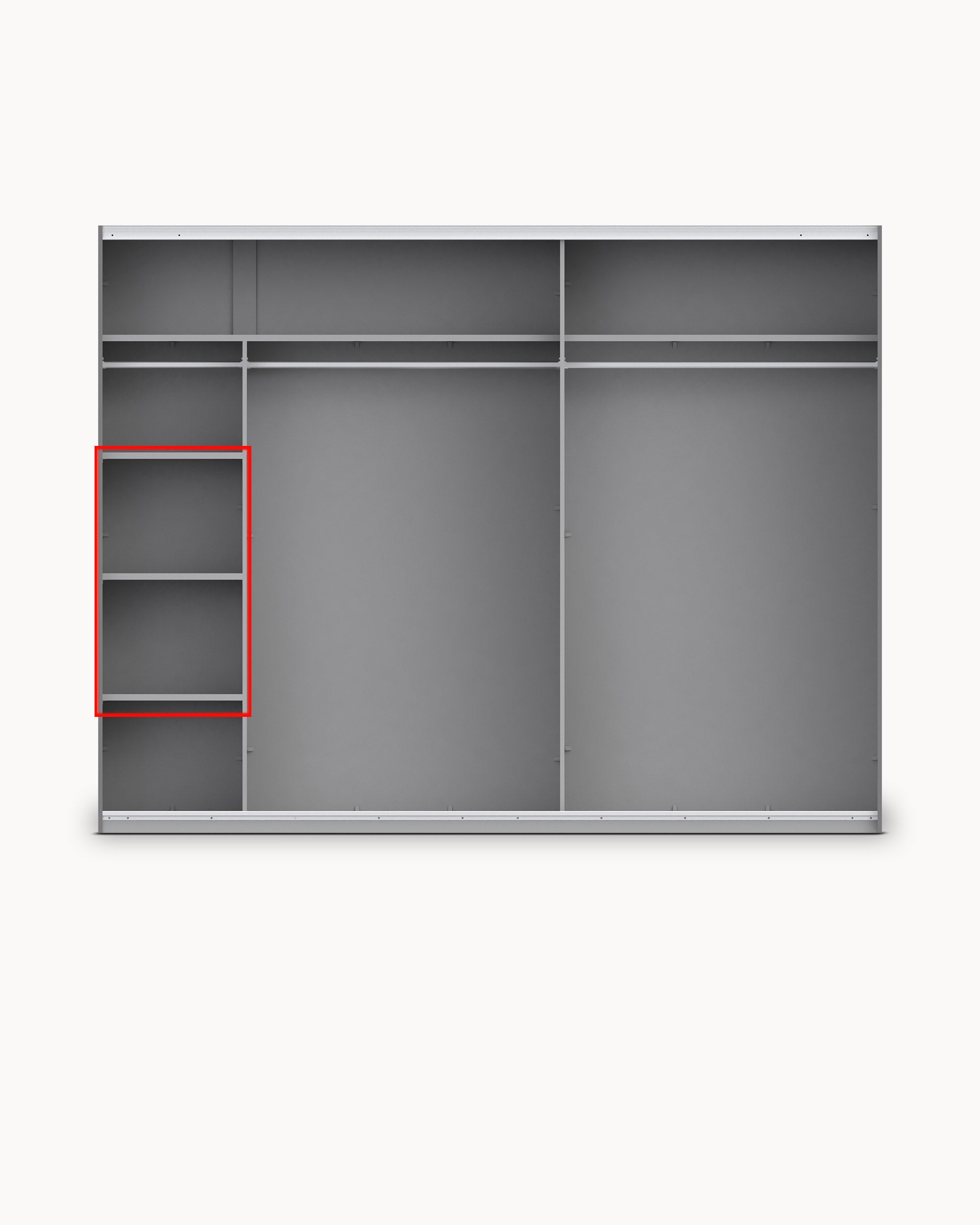 Set of 3 shelves for MATADOR wardrobe