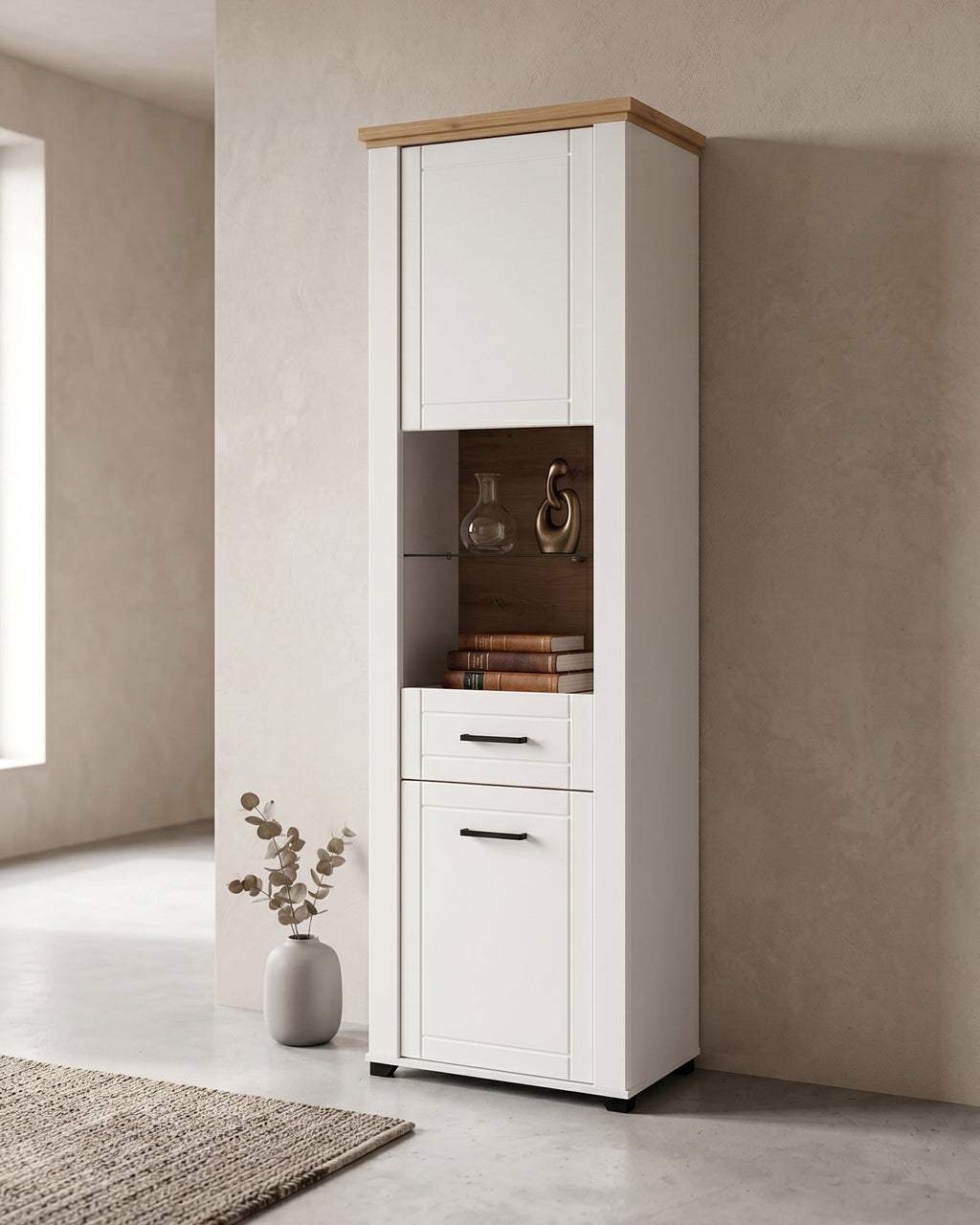 VALENCIA display cabinet with 2 doors