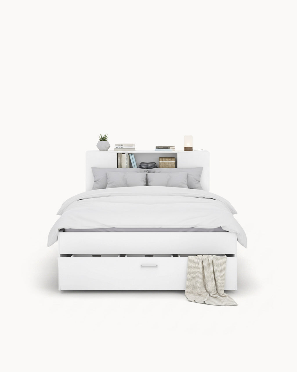 Double bed COLOMBO with drawers