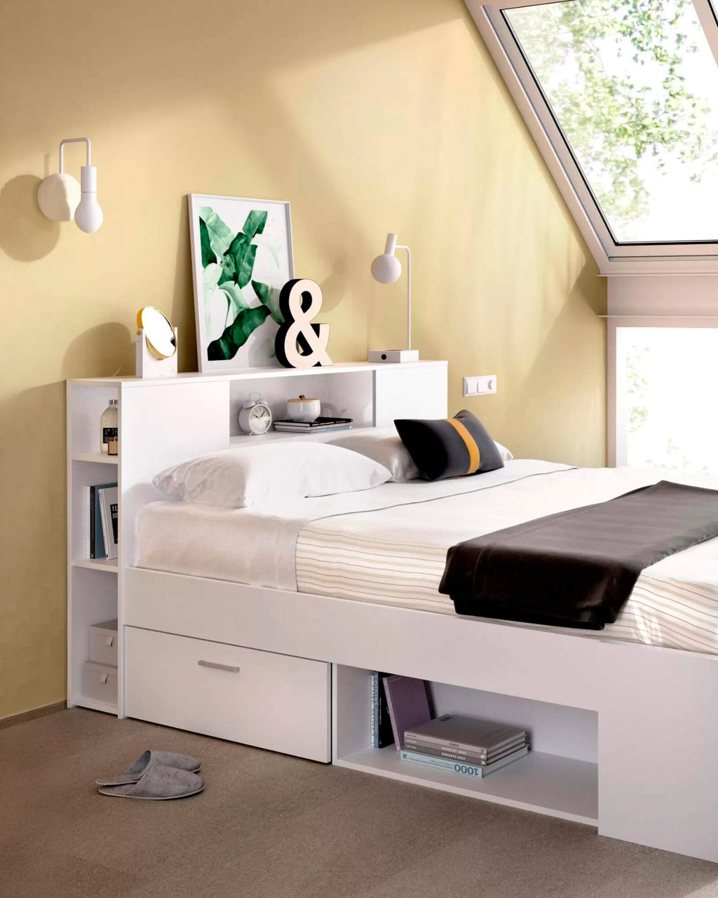 Double bed COLOMBO with drawers