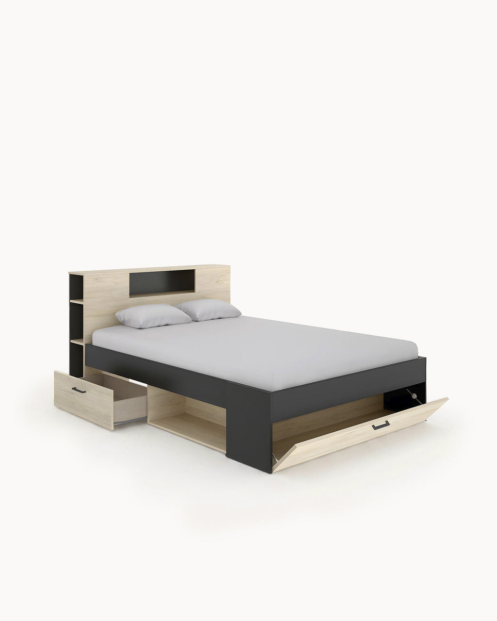 Pack cama de matrimonio COLOMBO + colchón SPRING ROLLER