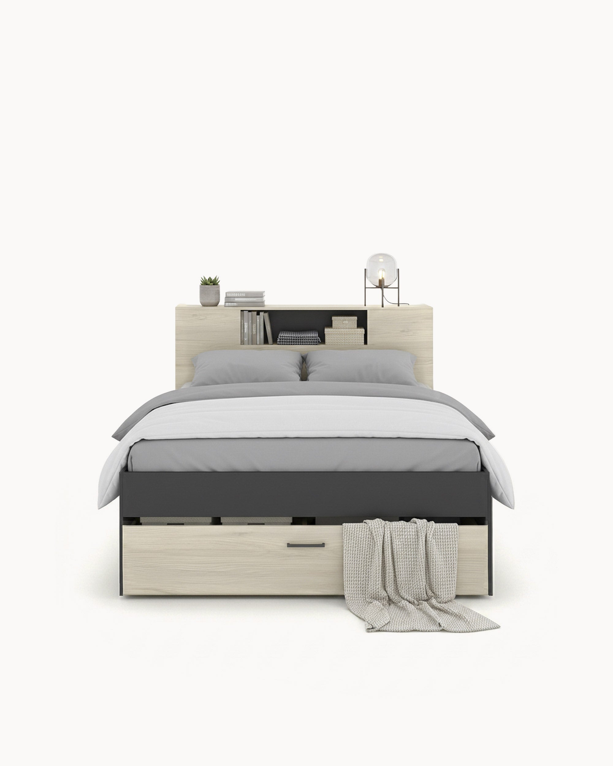 Pack cama de matrimonio COLOMBO + colchón SPRING ROLLER