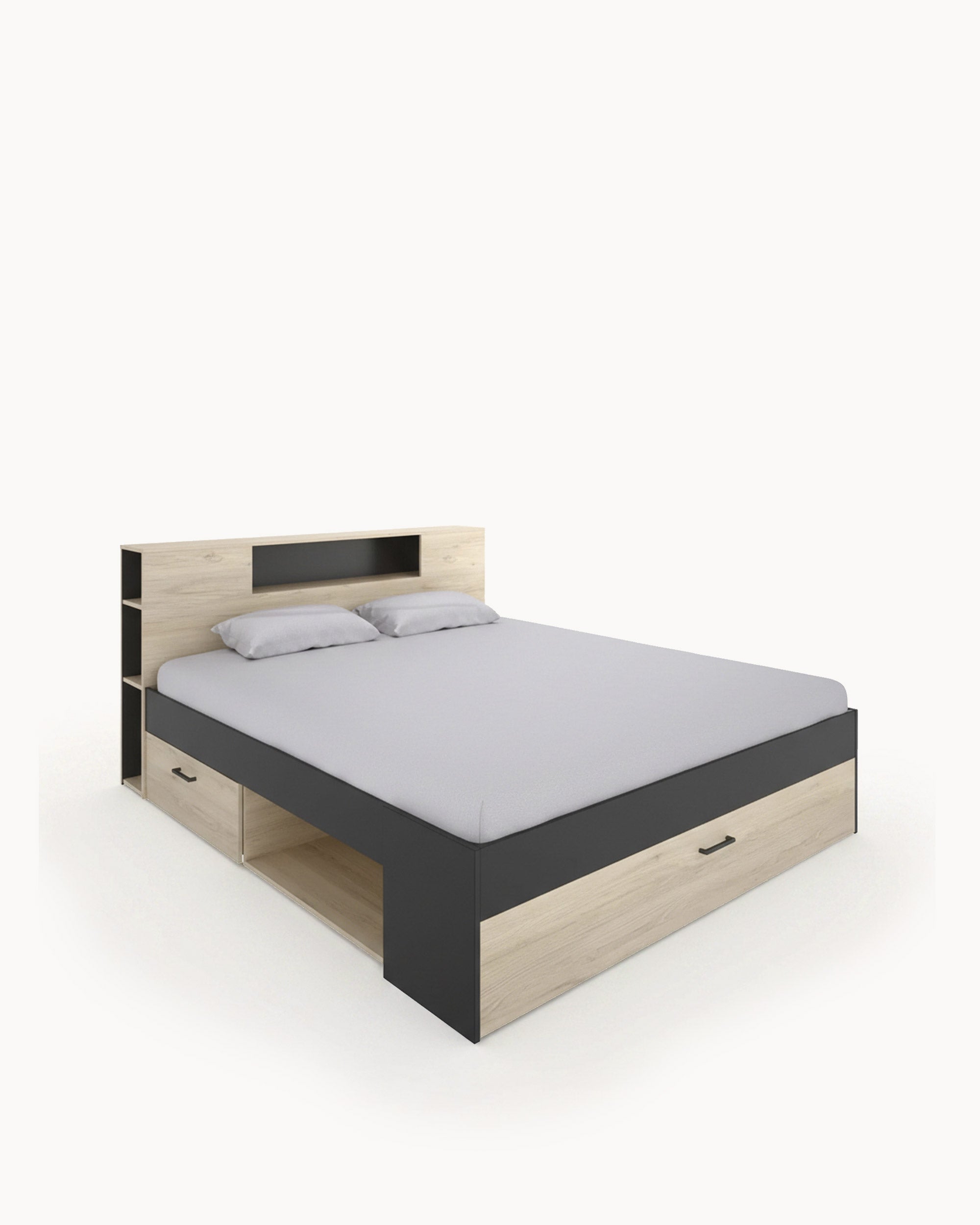 Pack cama de matrimonio COLOMBO + colchón SPRING ROLLER