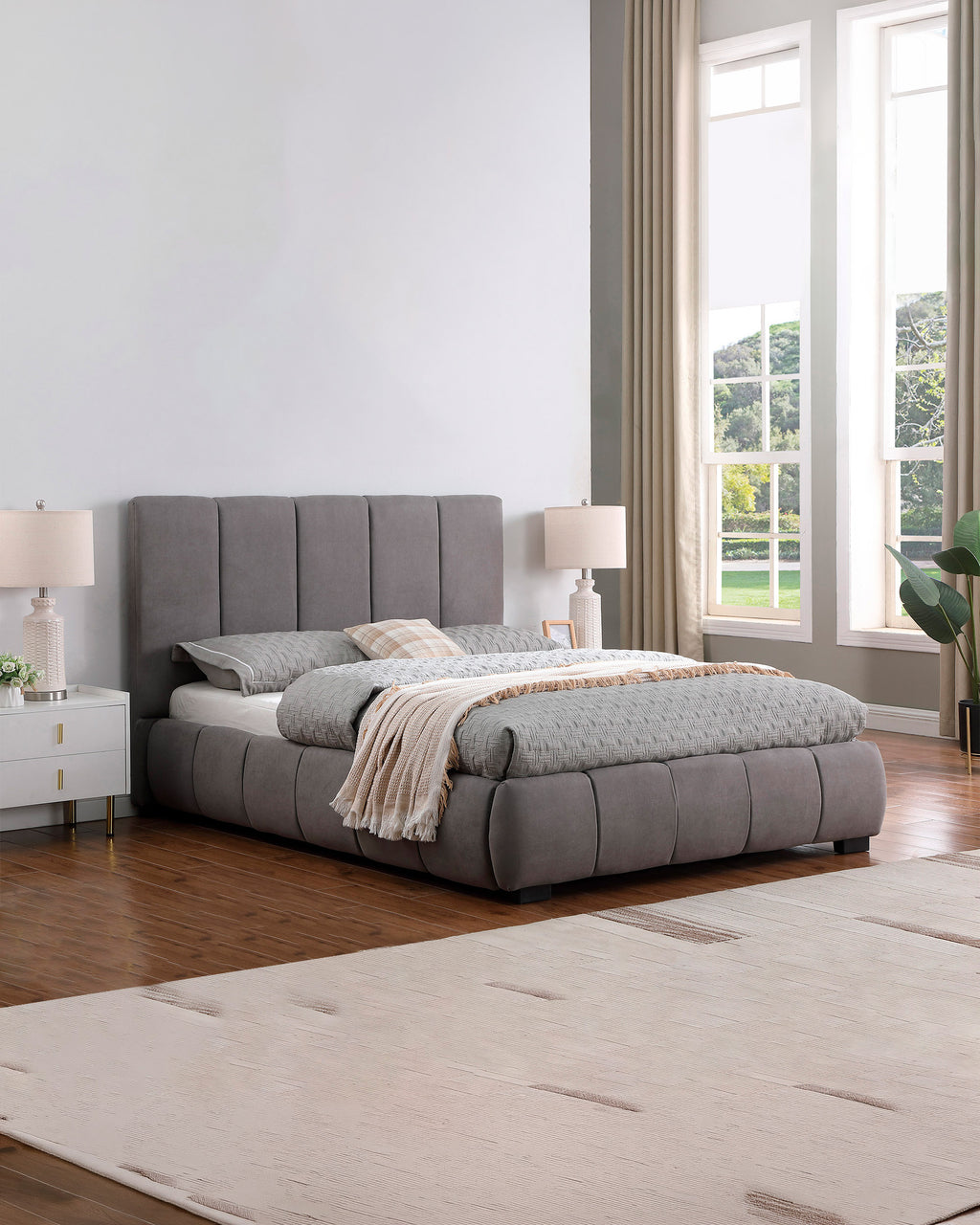 ALBERTO II lift-up double bed frame + HOMYSLEEP PALACIO COOLER Mattress
