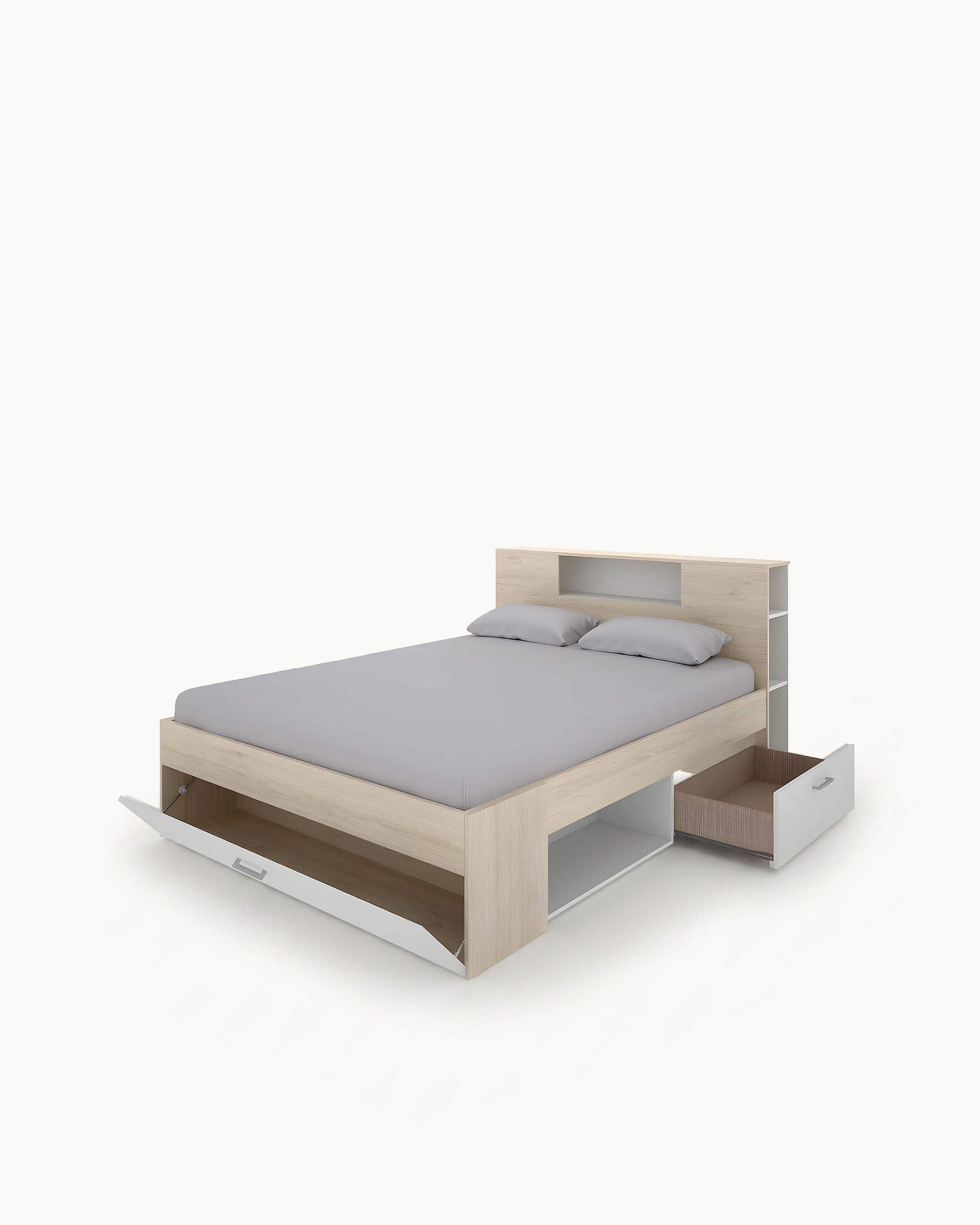 Double bed COLOMBO with drawers