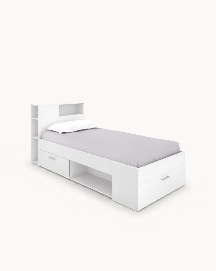 Cama individual COLOMBO con cajones