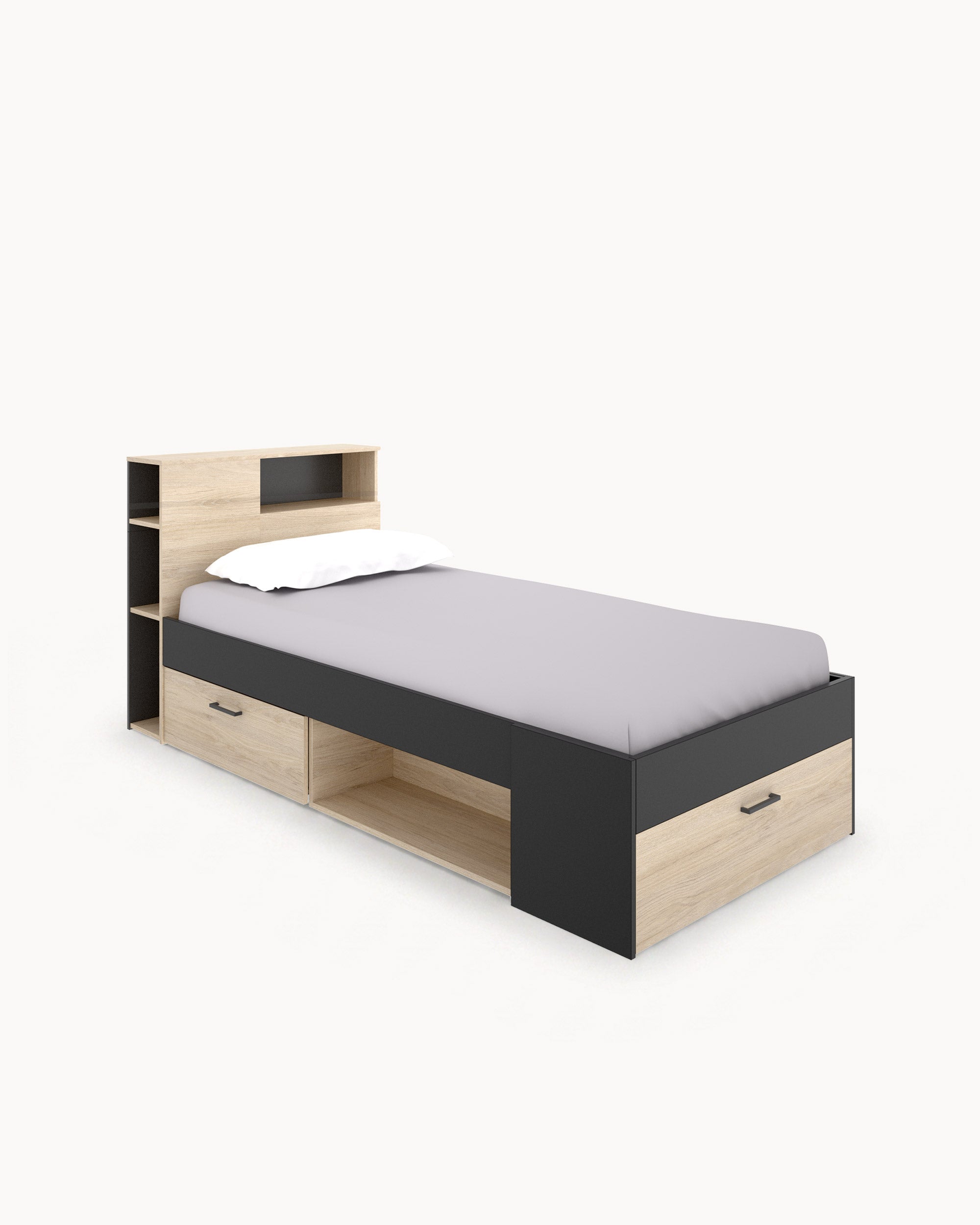 COLOMBO single bed with drawers