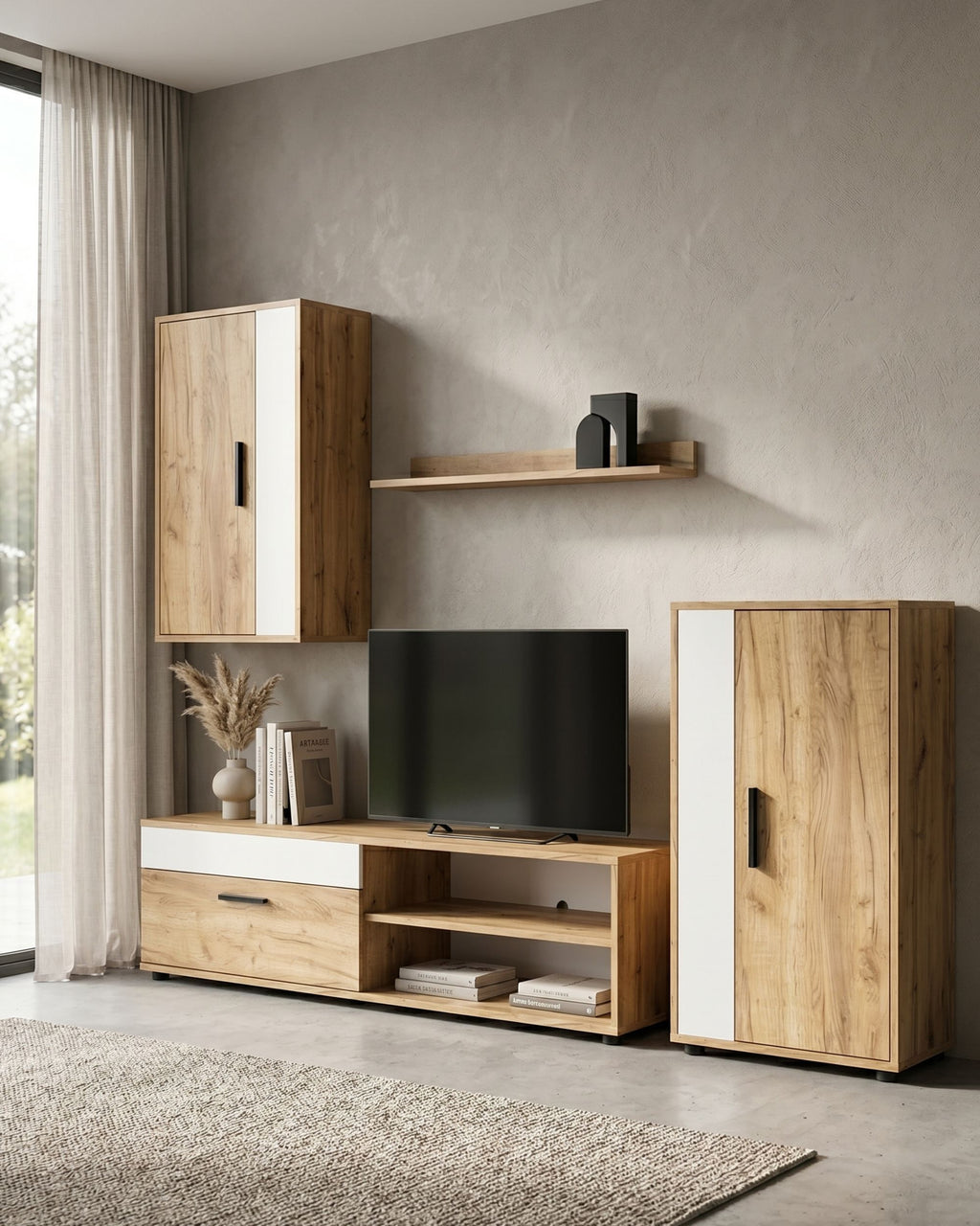 Mueble TV BERNO de 4 elementos