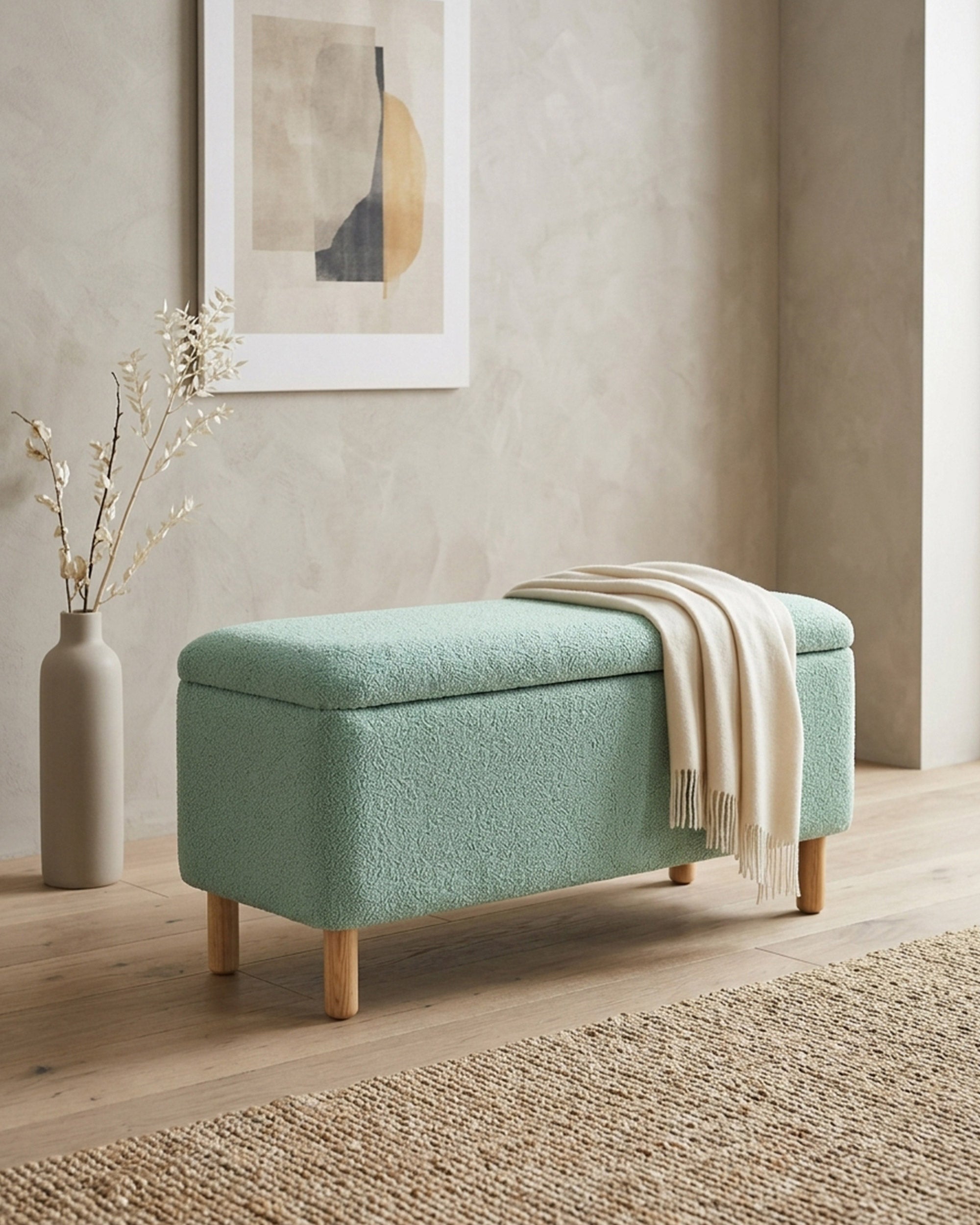 FLUFFY storage stool