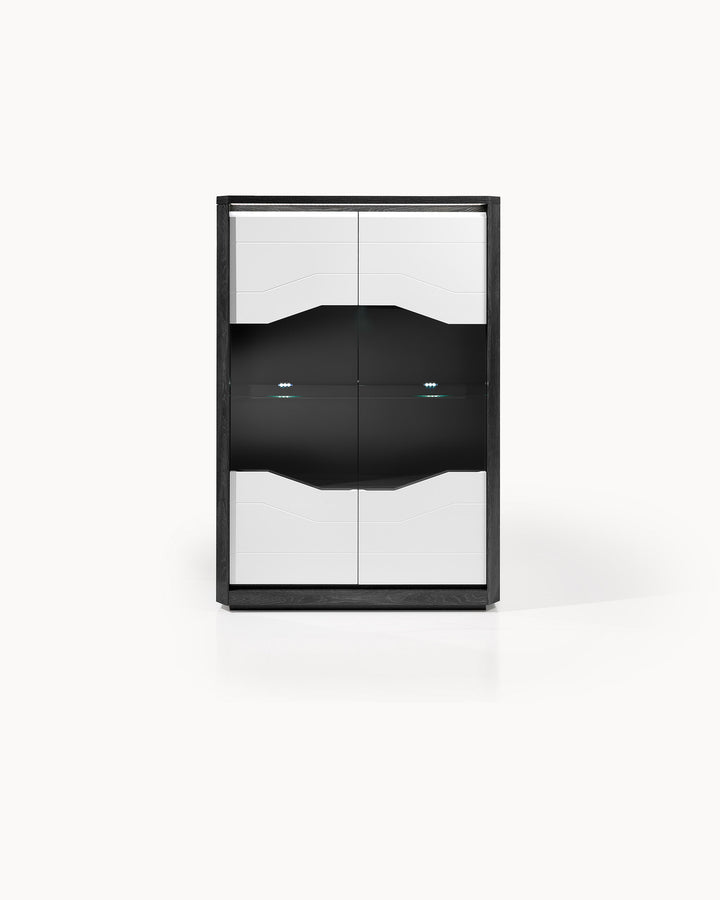 Vitrine MATERA com LED e 2 portas