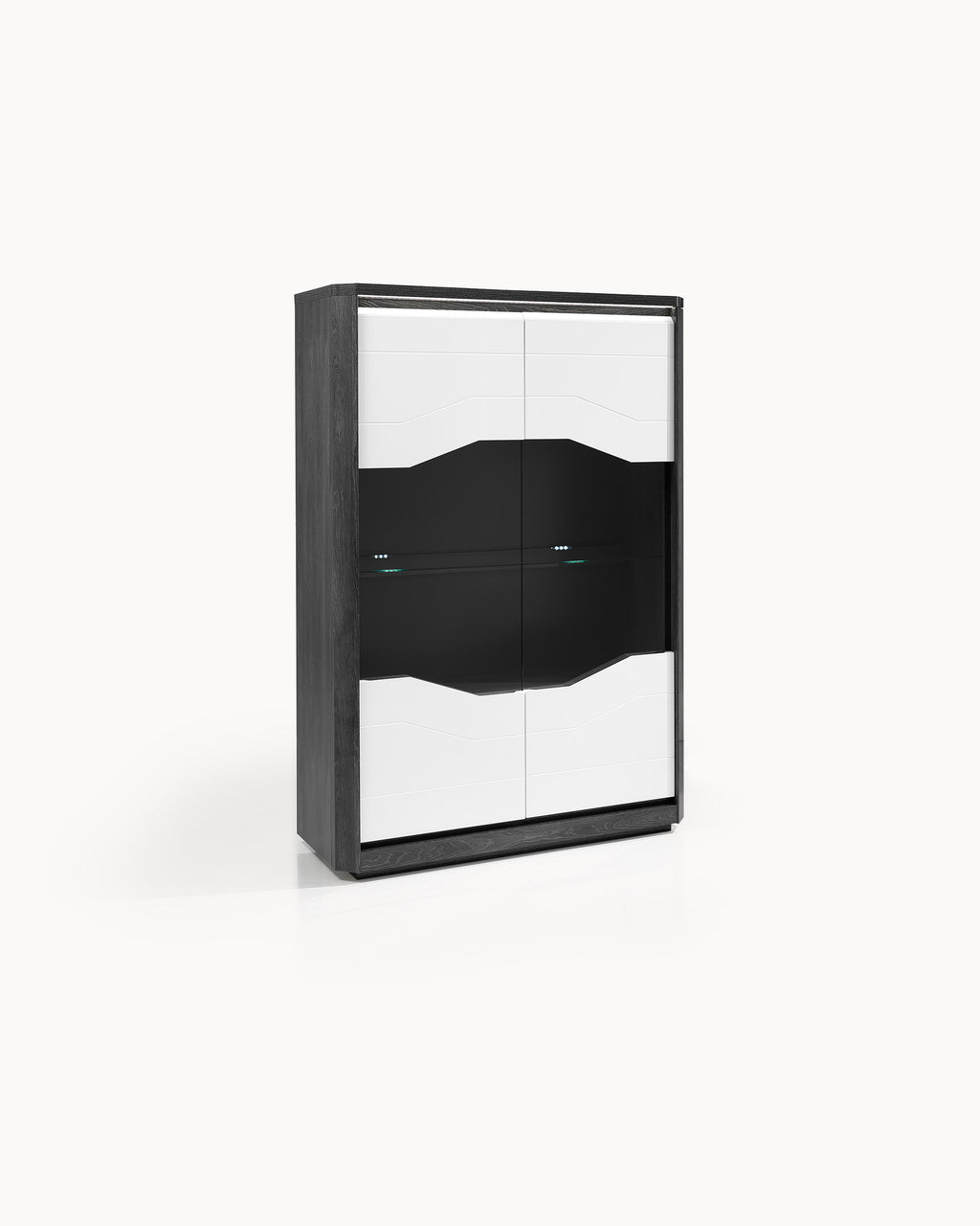 Vitrina MATERA con LED y 2 puertas