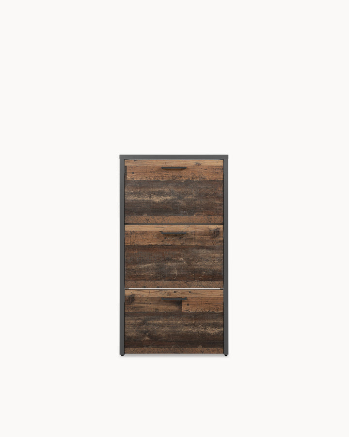 FULDA 3-door shoe cabinet