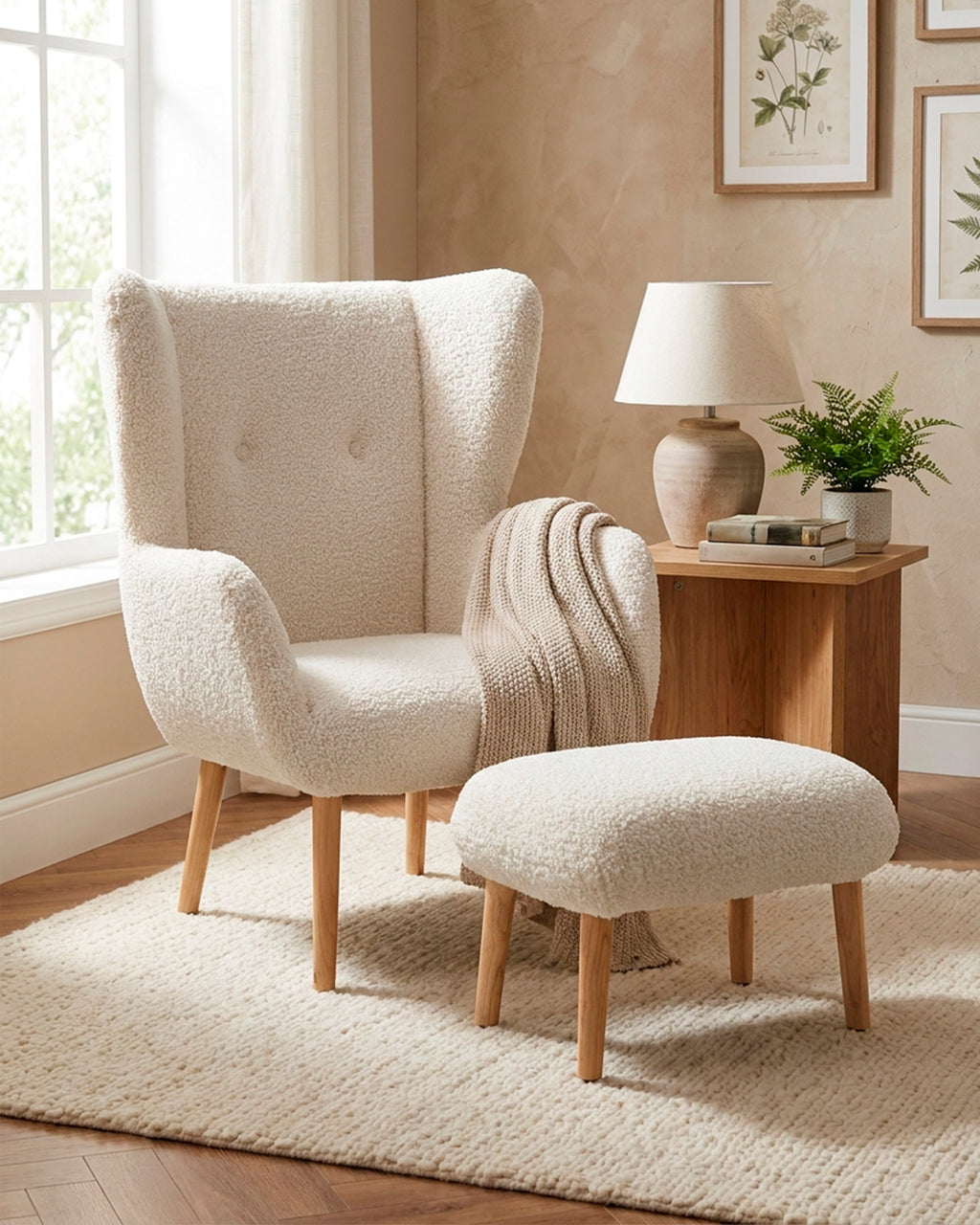 Sillón TEDDY con reposapiés