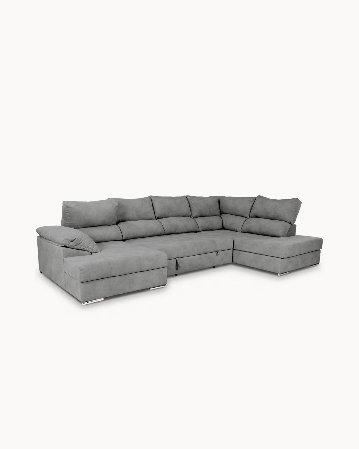 Sofá de canto PARMA com chaise longue e cama