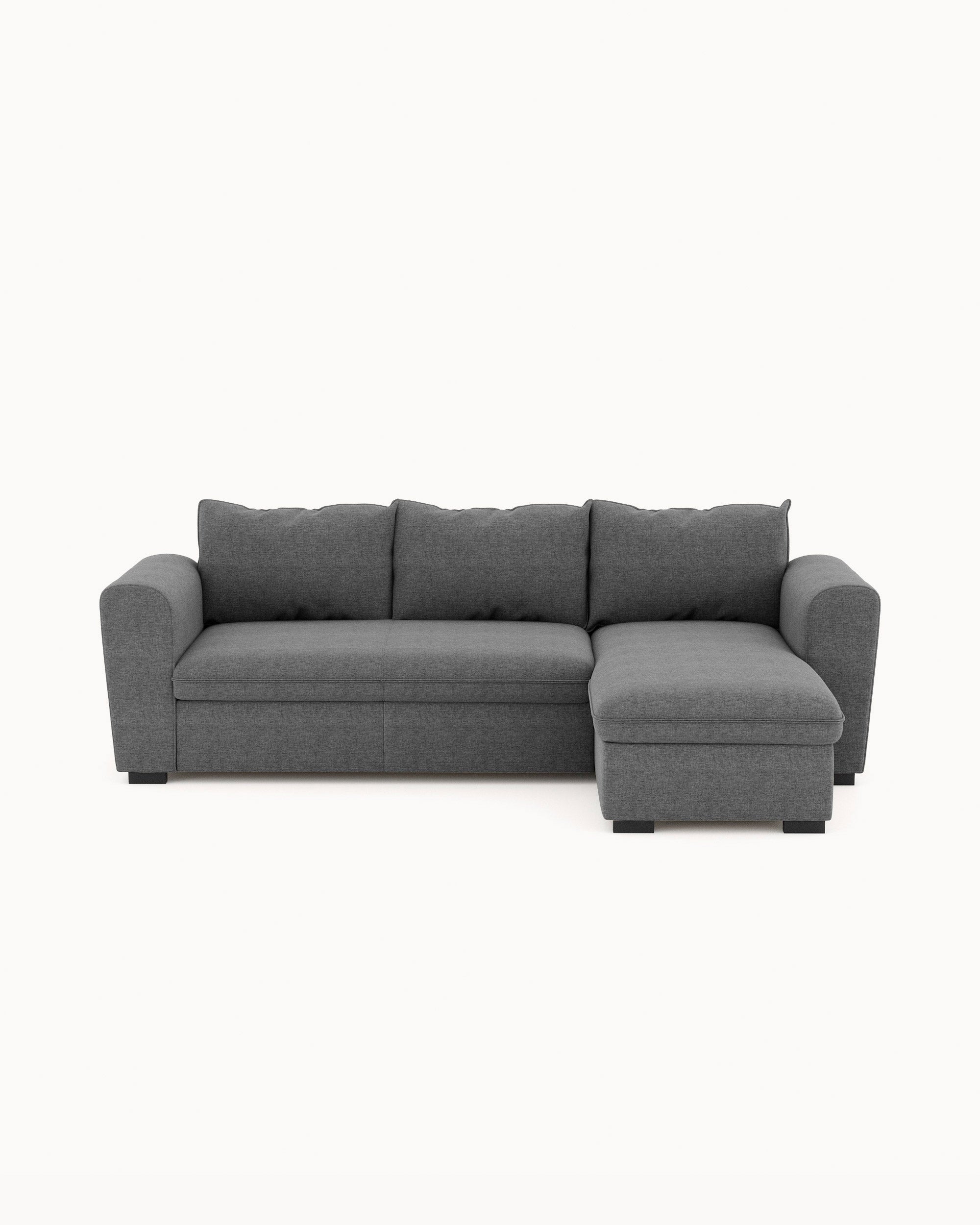 Sofá chaise longue reversible ASTY con cama y arcón