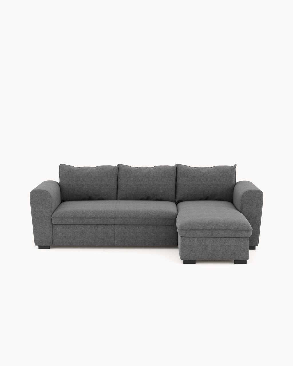 Sofá chaise longue reversible ASTY con cama y arcón
